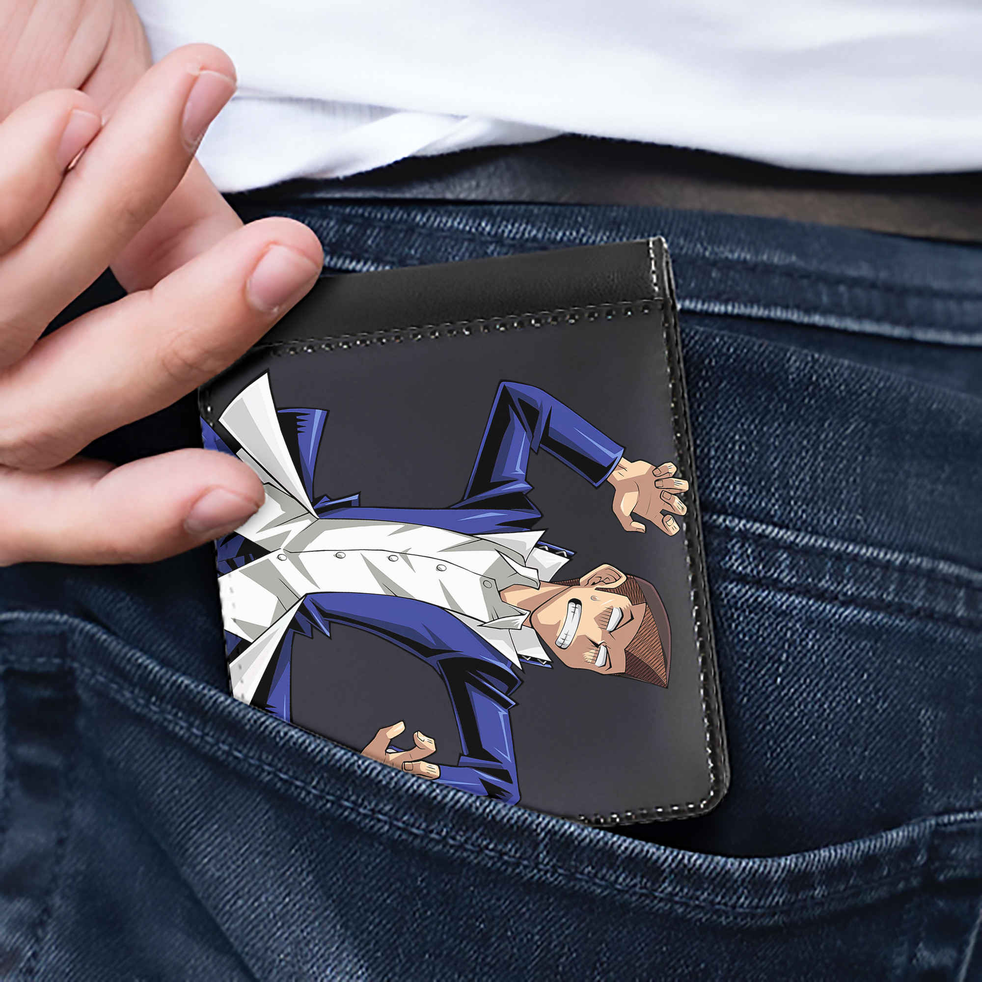 （画像用） 遊☆戯☆王 Yu-Gi-Oh! 二つ折り革財布