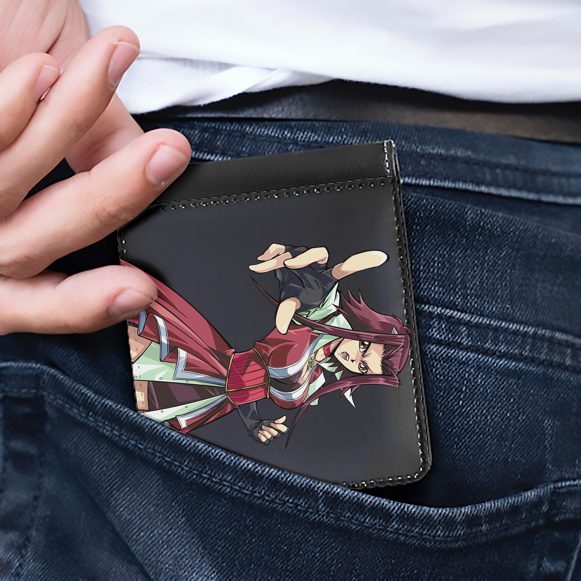 （画像用） 遊☆戯☆王 Yu-Gi-Oh! 二つ折り革財布