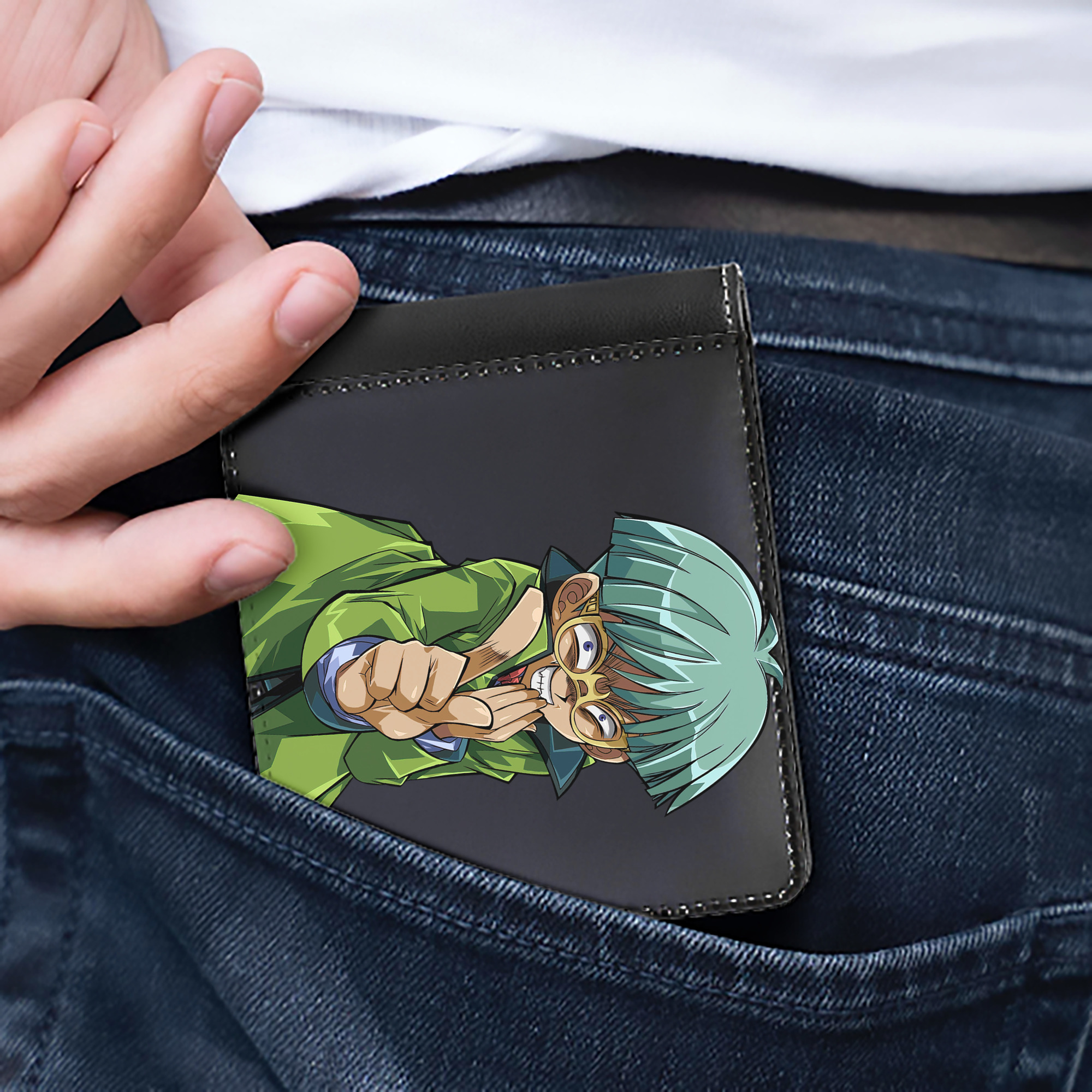 （画像用） 遊☆戯☆王 Yu-Gi-Oh! 二つ折り革財布