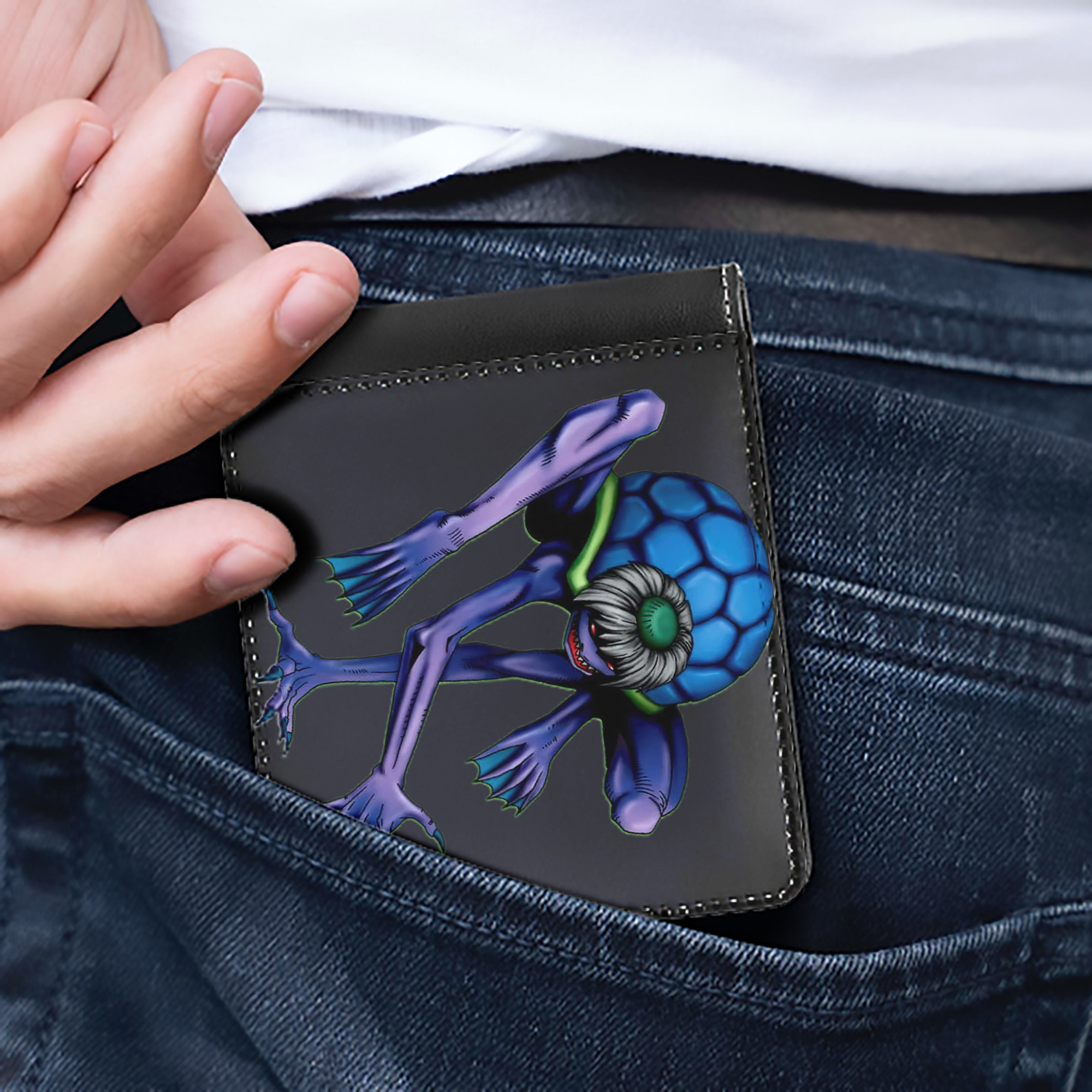（画像用） 遊☆戯☆王 Yu-Gi-Oh! 二つ折り革財布