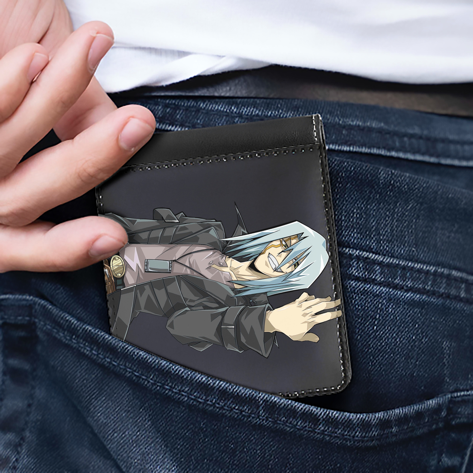 （画像用） 遊☆戯☆王 Yu-Gi-Oh! 二つ折り革財布