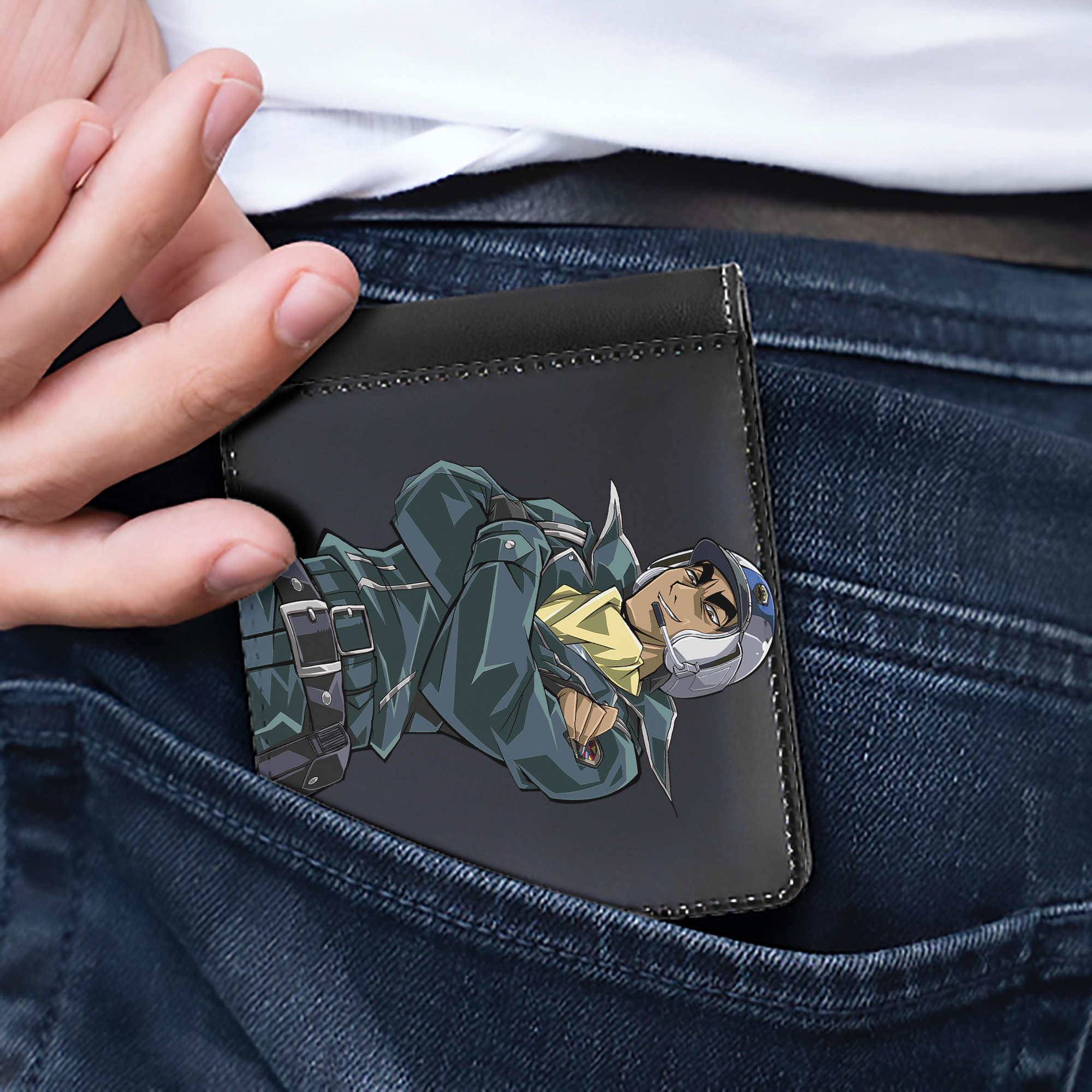 （画像用） 遊☆戯☆王 Yu-Gi-Oh! 二つ折り革財布
