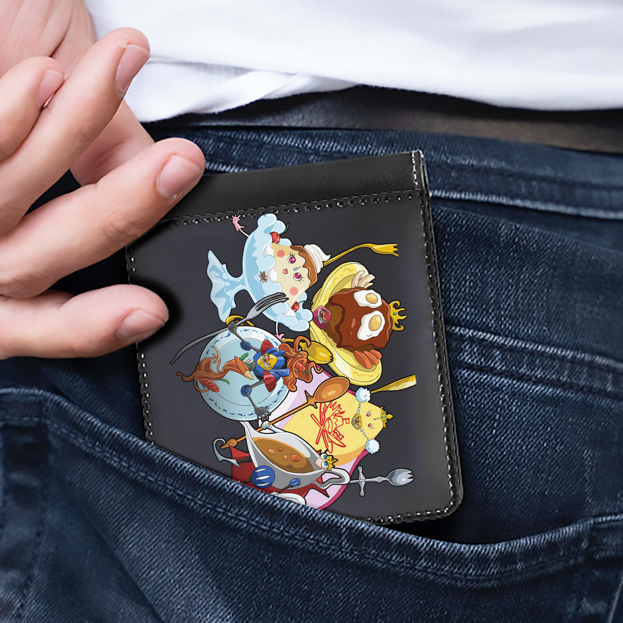 （画像用） 遊☆戯☆王 Yu-Gi-Oh! 二つ折り革財布
