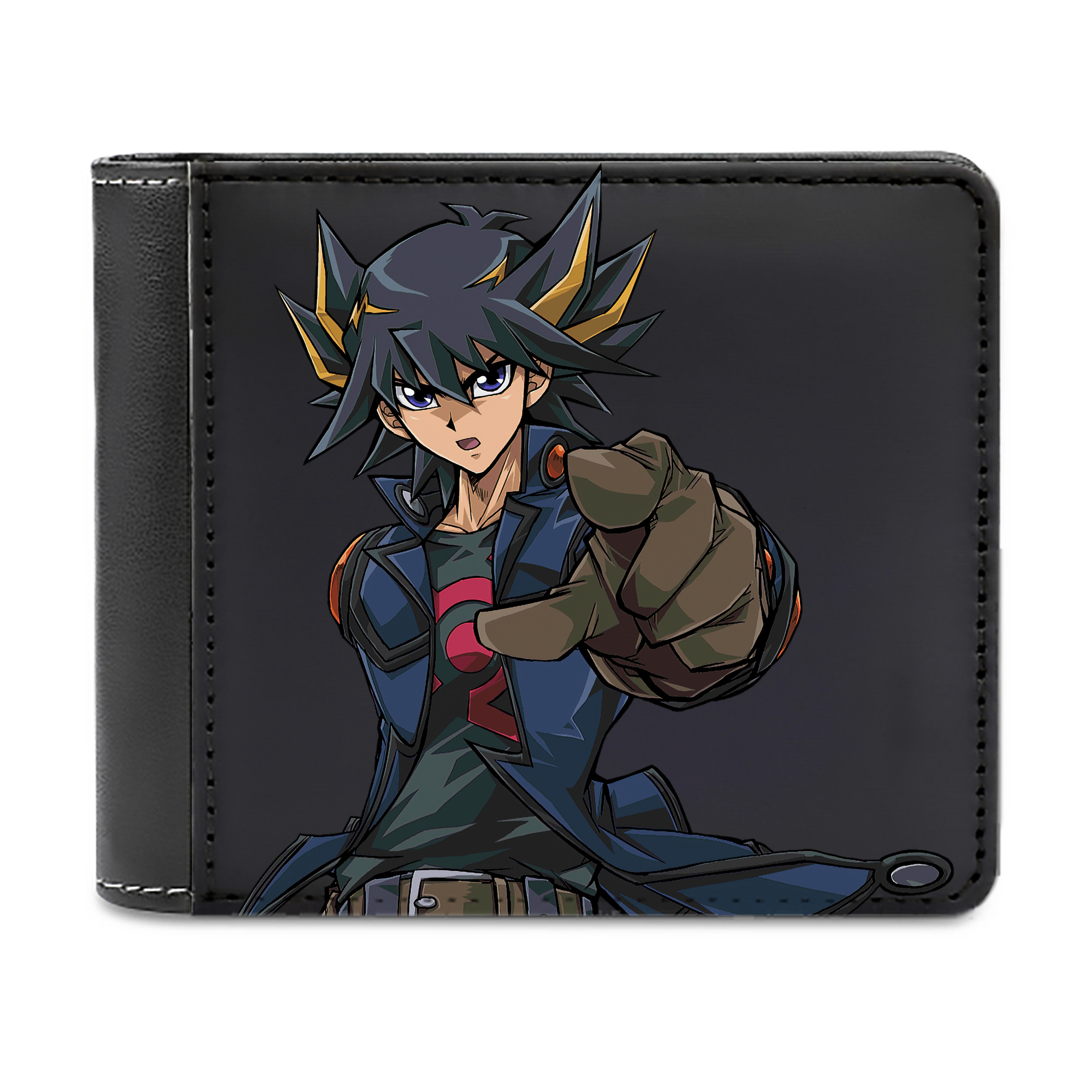 （画像用） 遊☆戯☆王 Yu-Gi-Oh! 二つ折り革財布