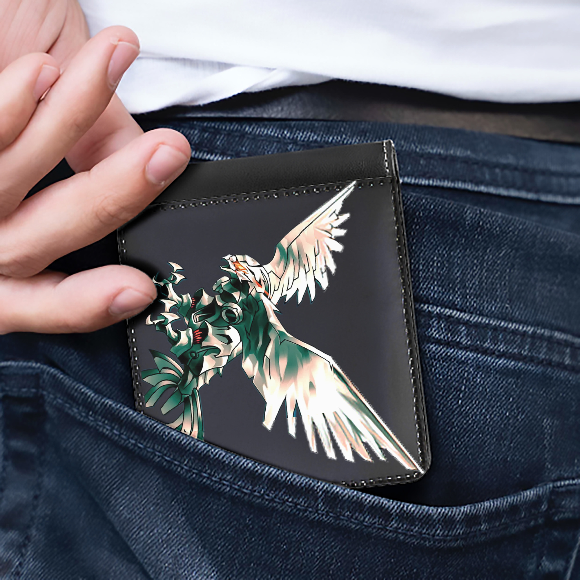 （画像用） 遊☆戯☆王 Yu-Gi-Oh! 二つ折り革財布
