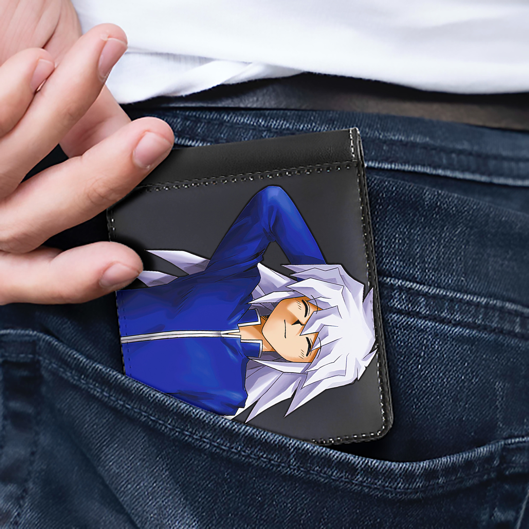 （画像用） 遊☆戯☆王 Yu-Gi-Oh! 二つ折り革財布