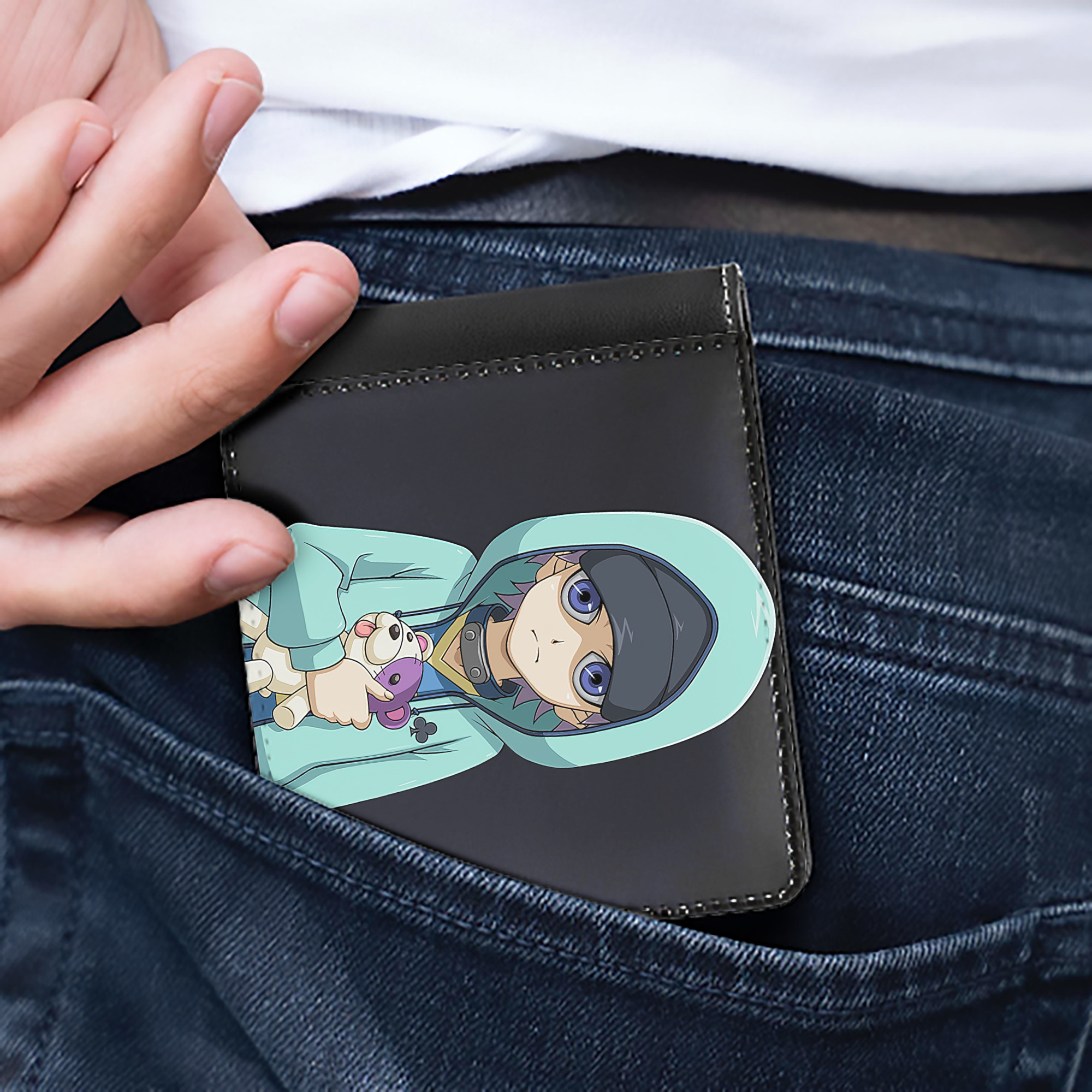 （画像用） 遊☆戯☆王 Yu-Gi-Oh! 二つ折り革財布