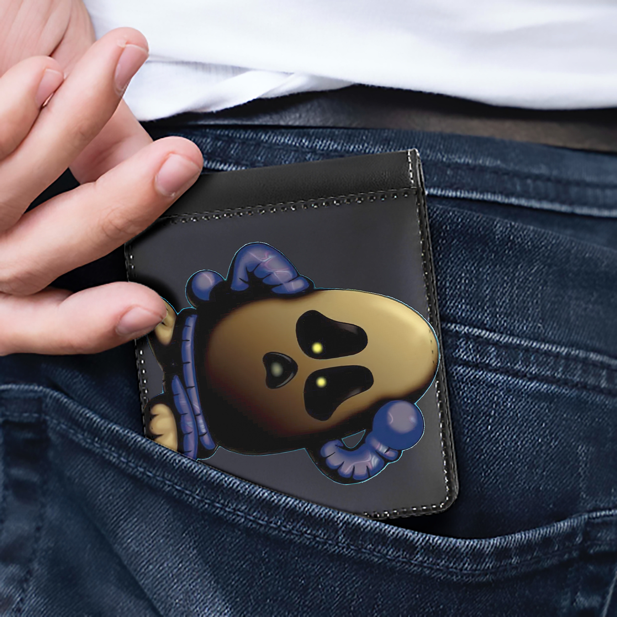 （画像用） 遊☆戯☆王 Yu-Gi-Oh! 二つ折り革財布