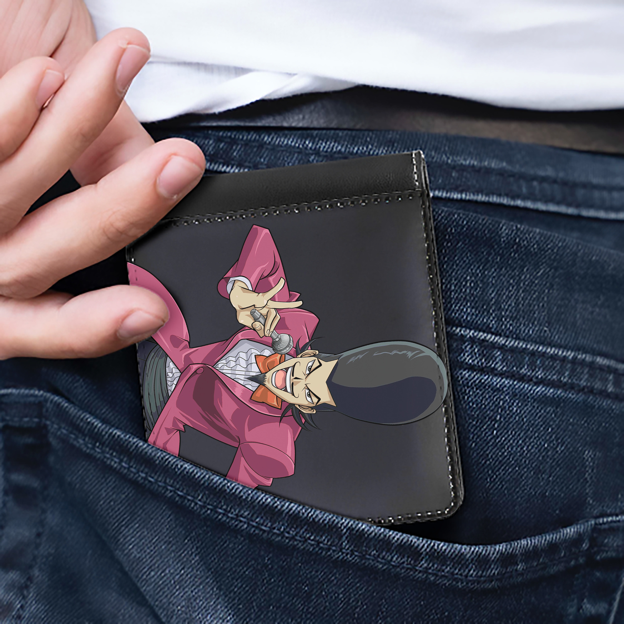 （画像用） 遊☆戯☆王 Yu-Gi-Oh! 二つ折り革財布