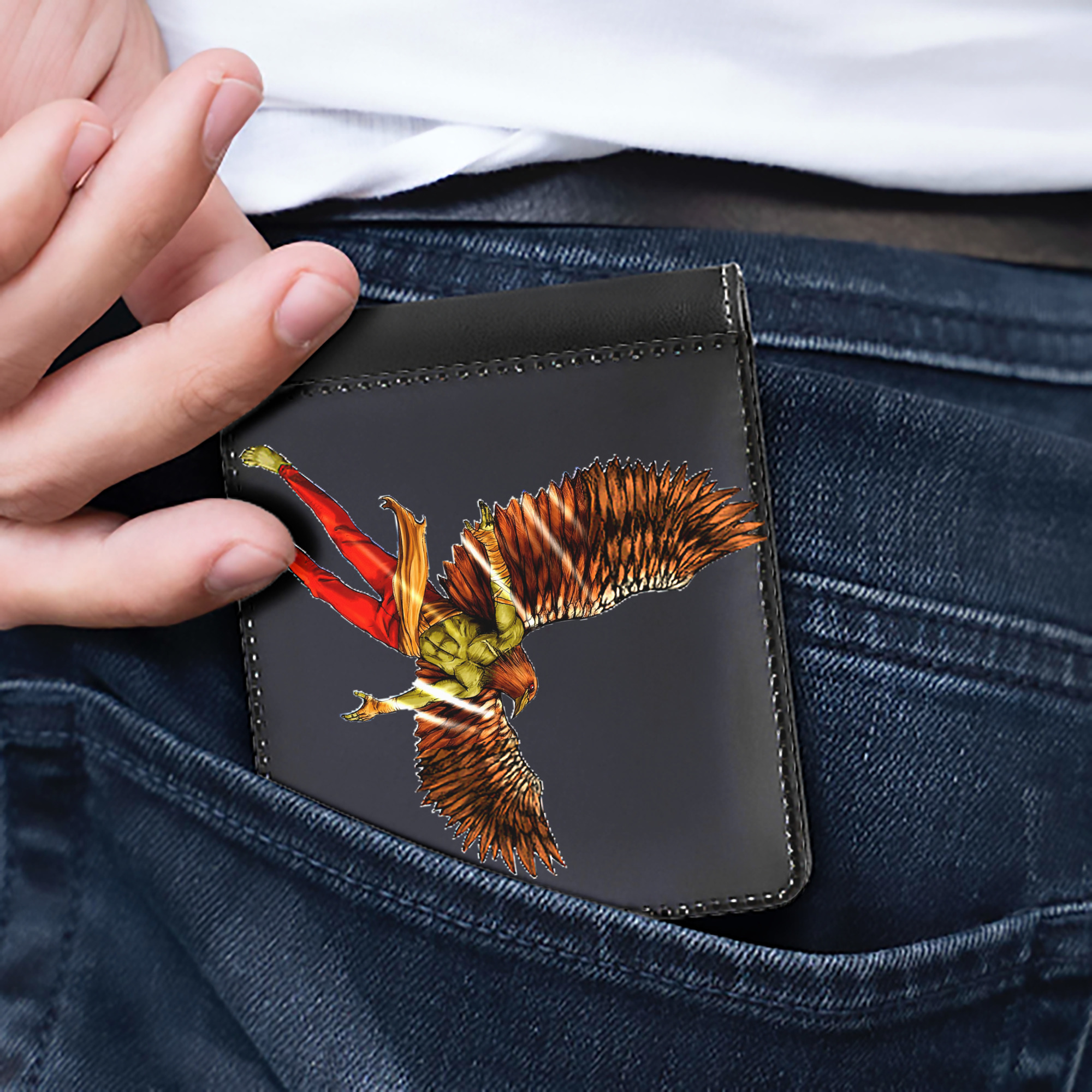 （画像用） 遊☆戯☆王 Yu-Gi-Oh! 二つ折り革財布