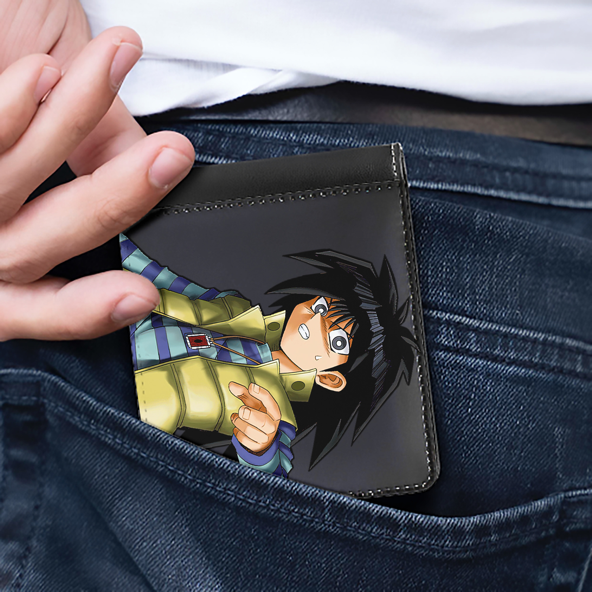 （画像用） 遊☆戯☆王 Yu-Gi-Oh! 二つ折り革財布