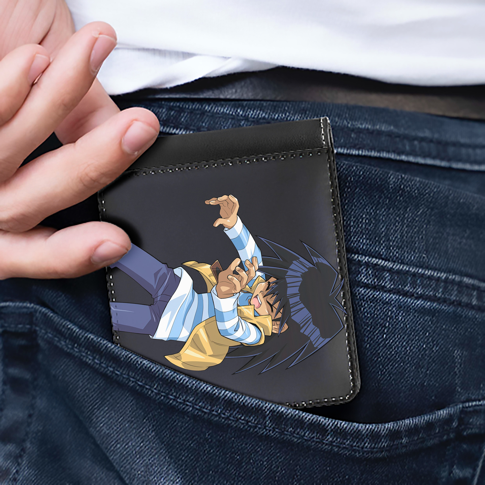 （画像用） 遊☆戯☆王 Yu-Gi-Oh! 二つ折り革財布