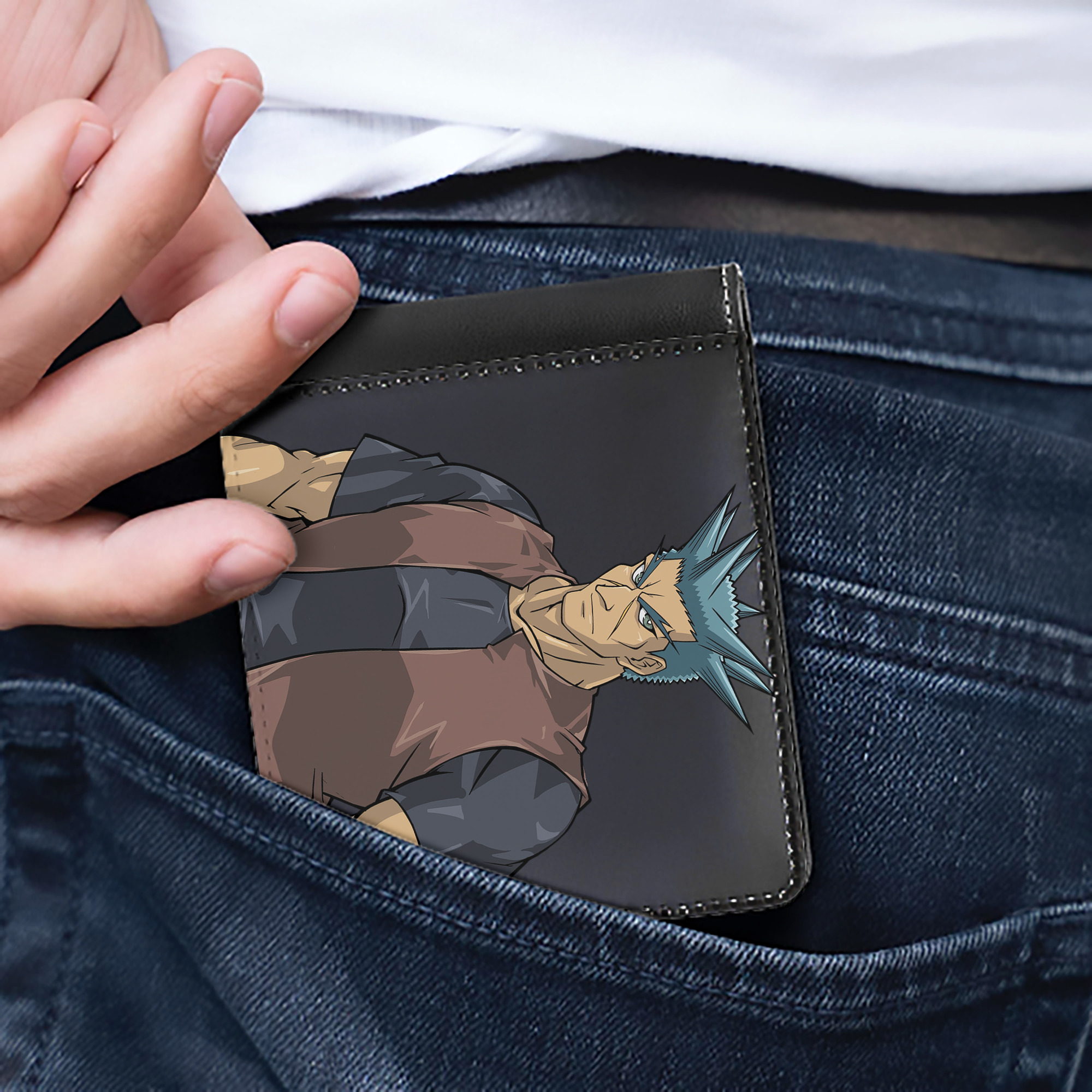 （画像用） 遊☆戯☆王 Yu-Gi-Oh! 二つ折り革財布