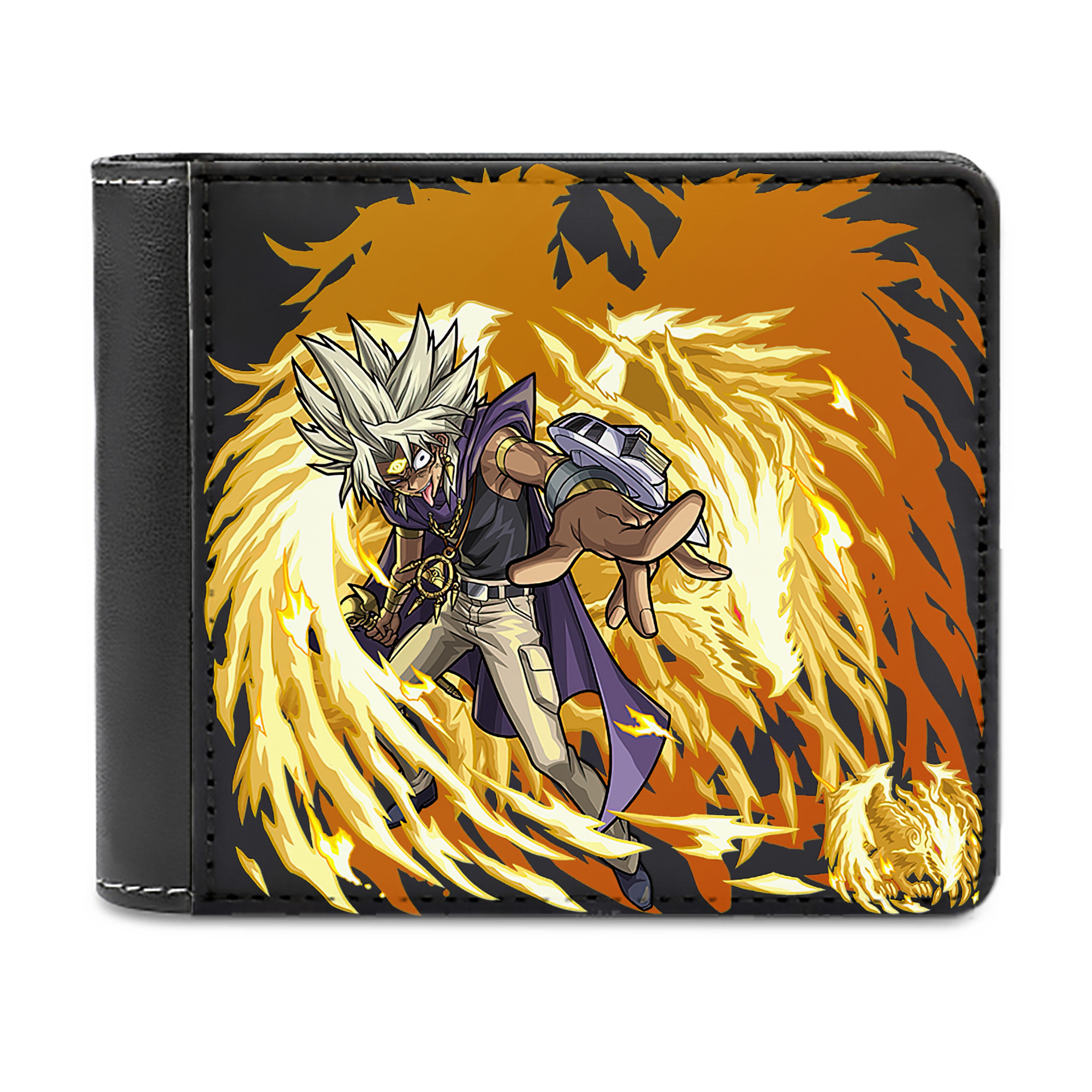 （画像用） 遊☆戯☆王 Yu-Gi-Oh! 二つ折り革財布