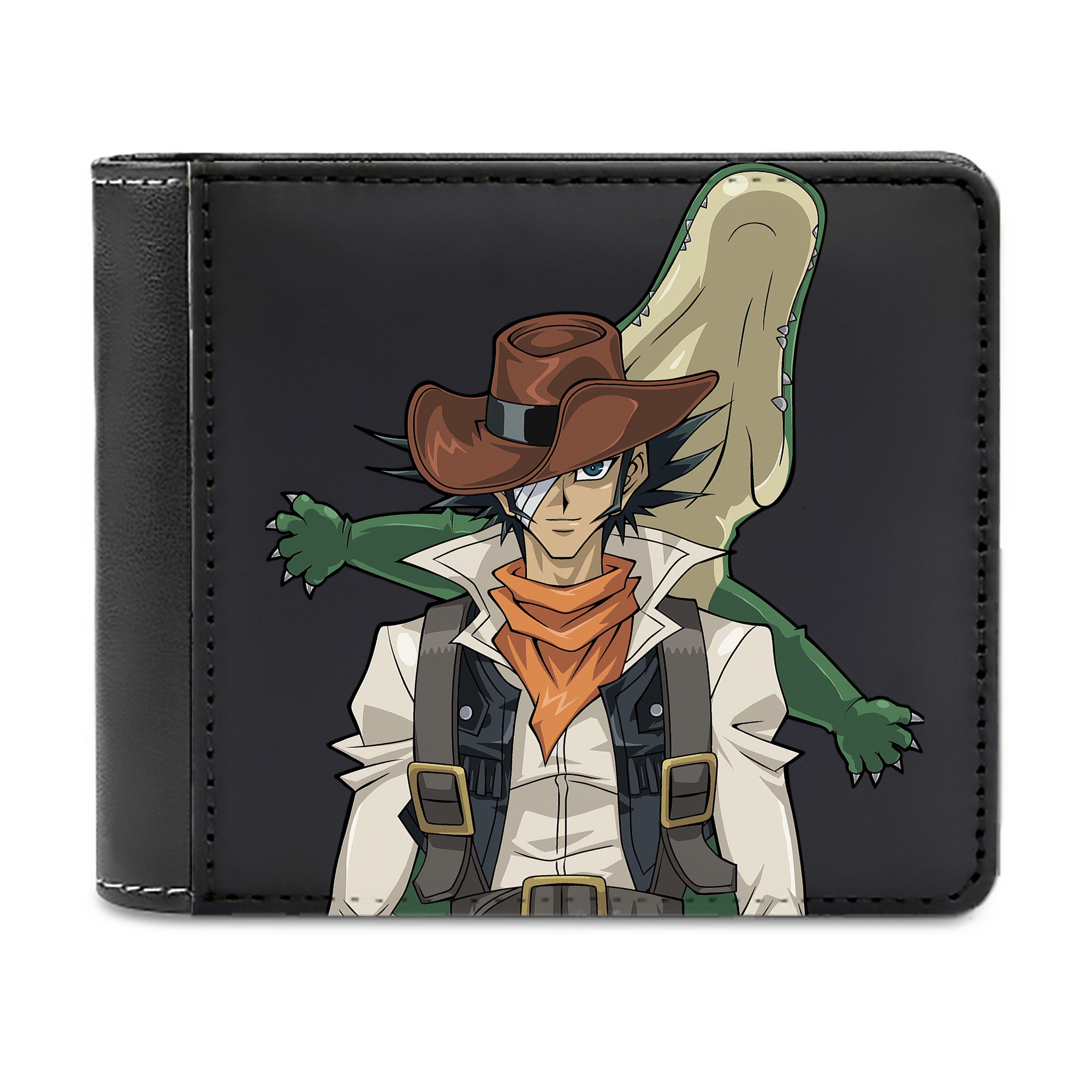 （画像用） 遊☆戯☆王 Yu-Gi-Oh! 二つ折り革財布