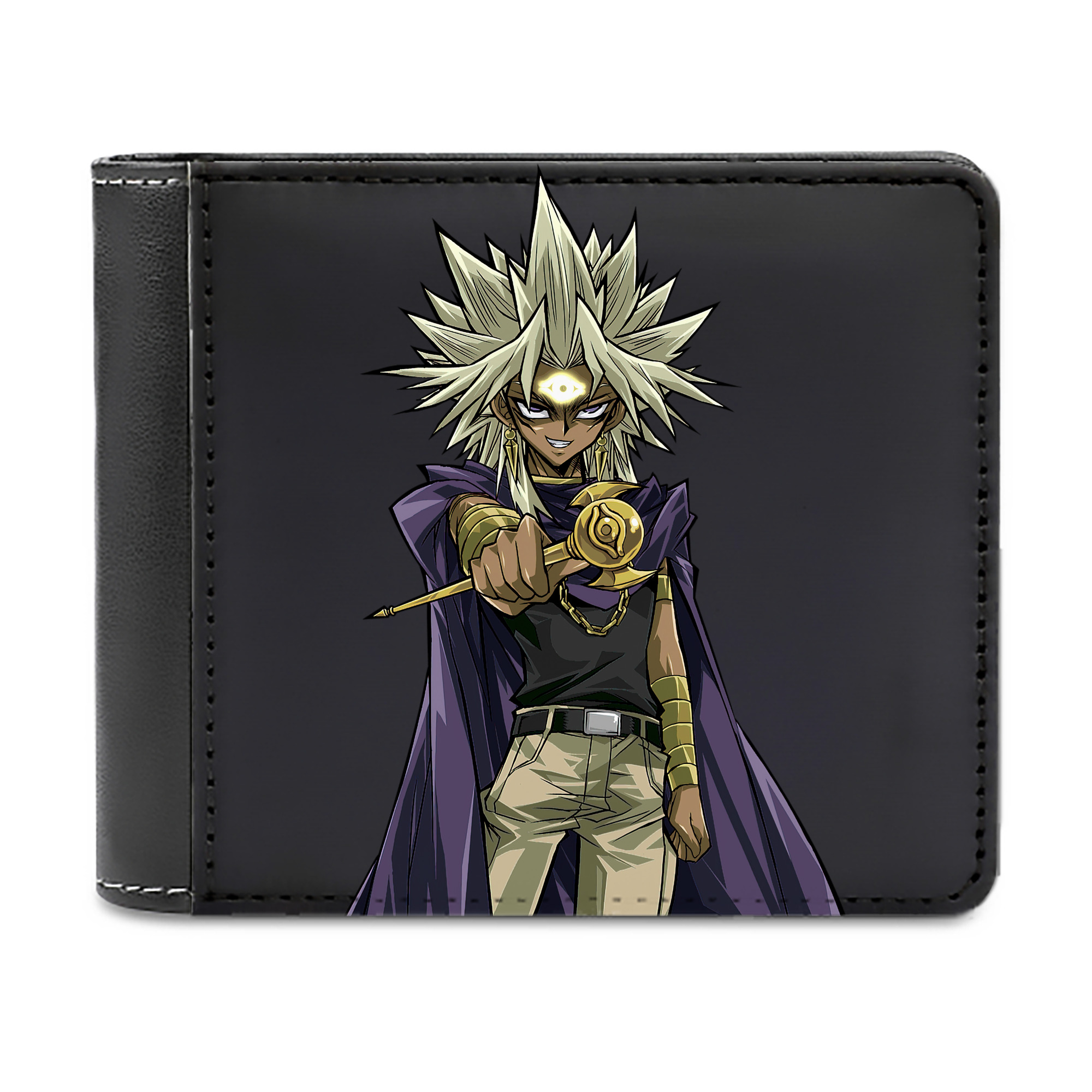（画像用） 遊☆戯☆王 Yu-Gi-Oh! 二つ折り革財布