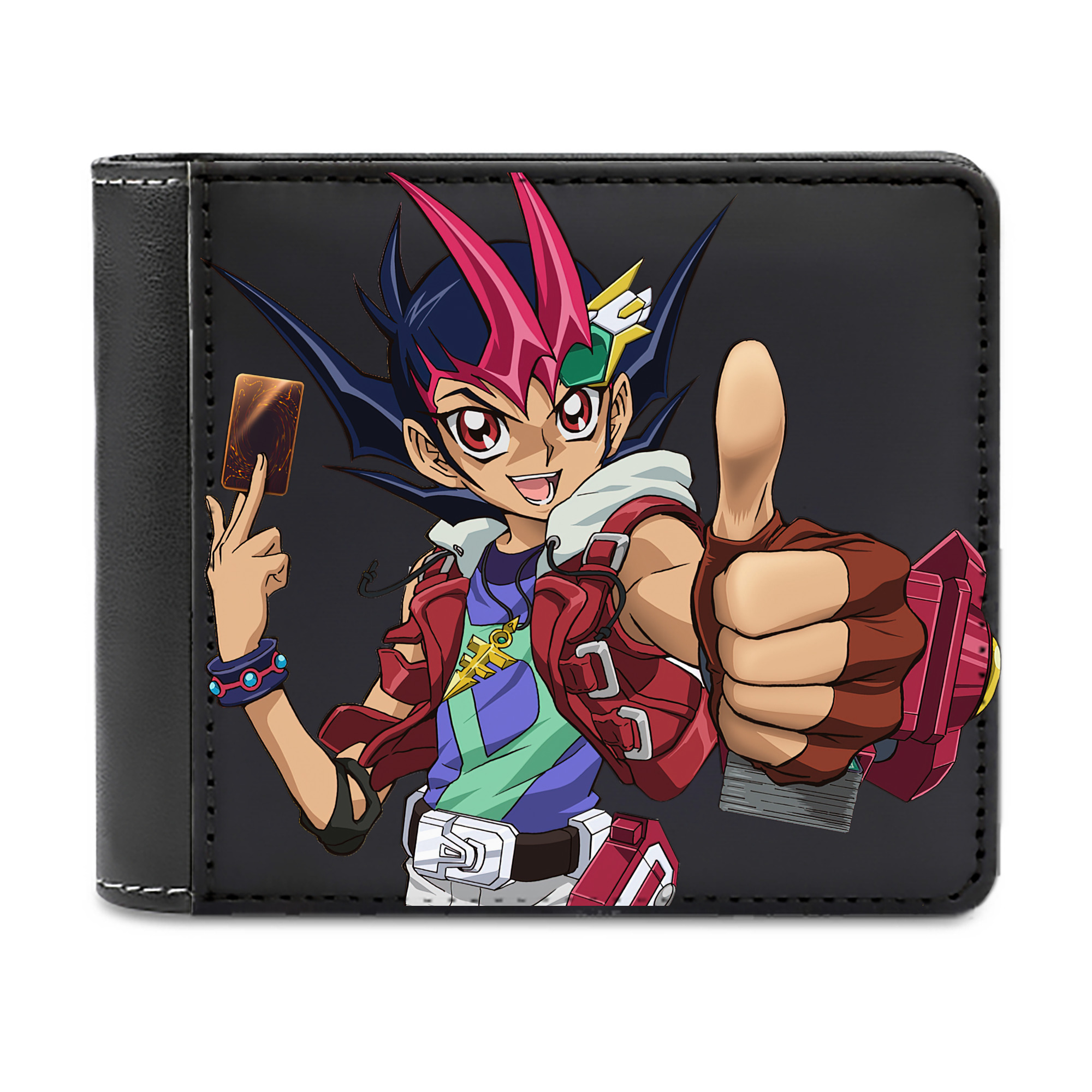 （画像用） 遊☆戯☆王 Yu-Gi-Oh! 二つ折り革財布