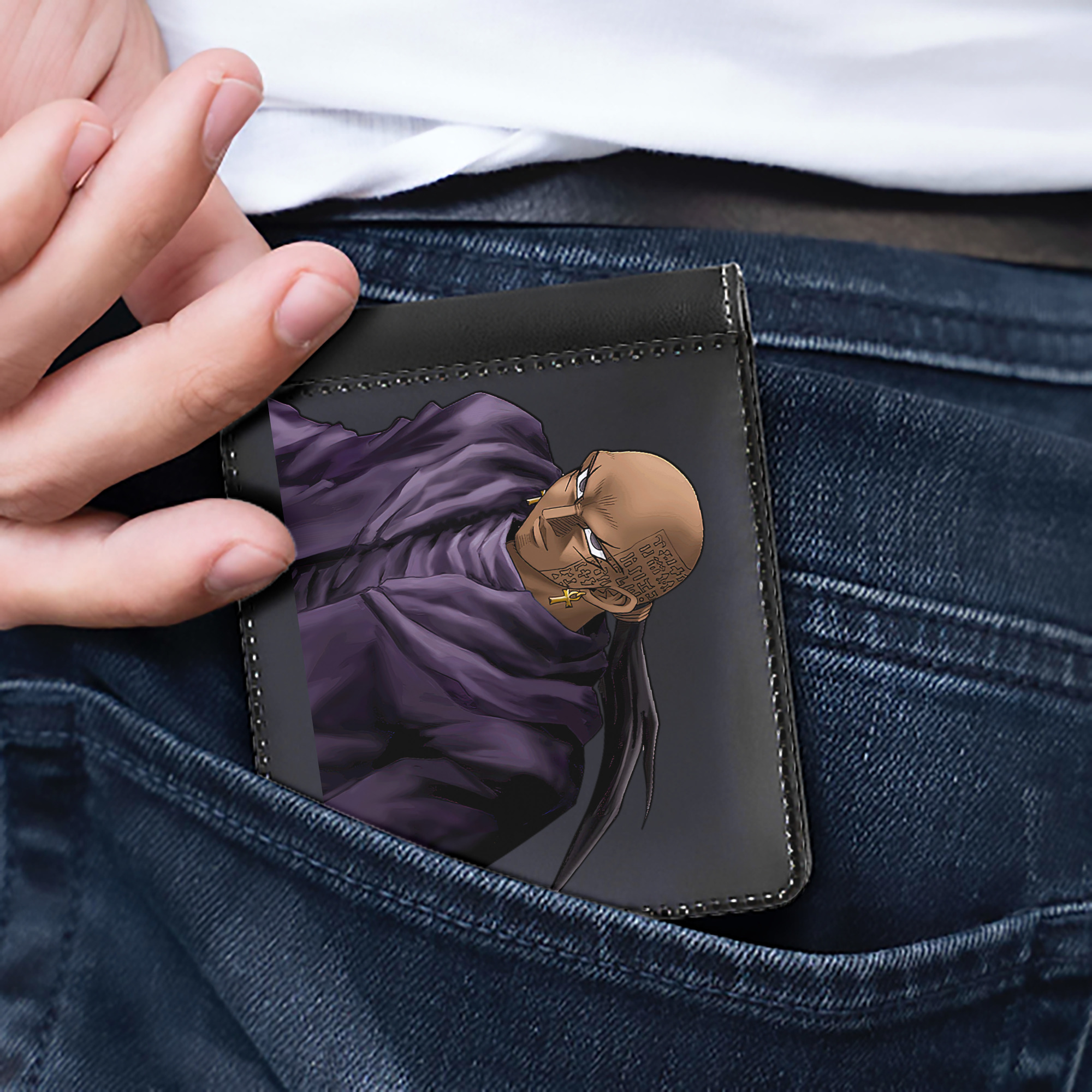 （画像用） 遊☆戯☆王 Yu-Gi-Oh! 二つ折り革財布
