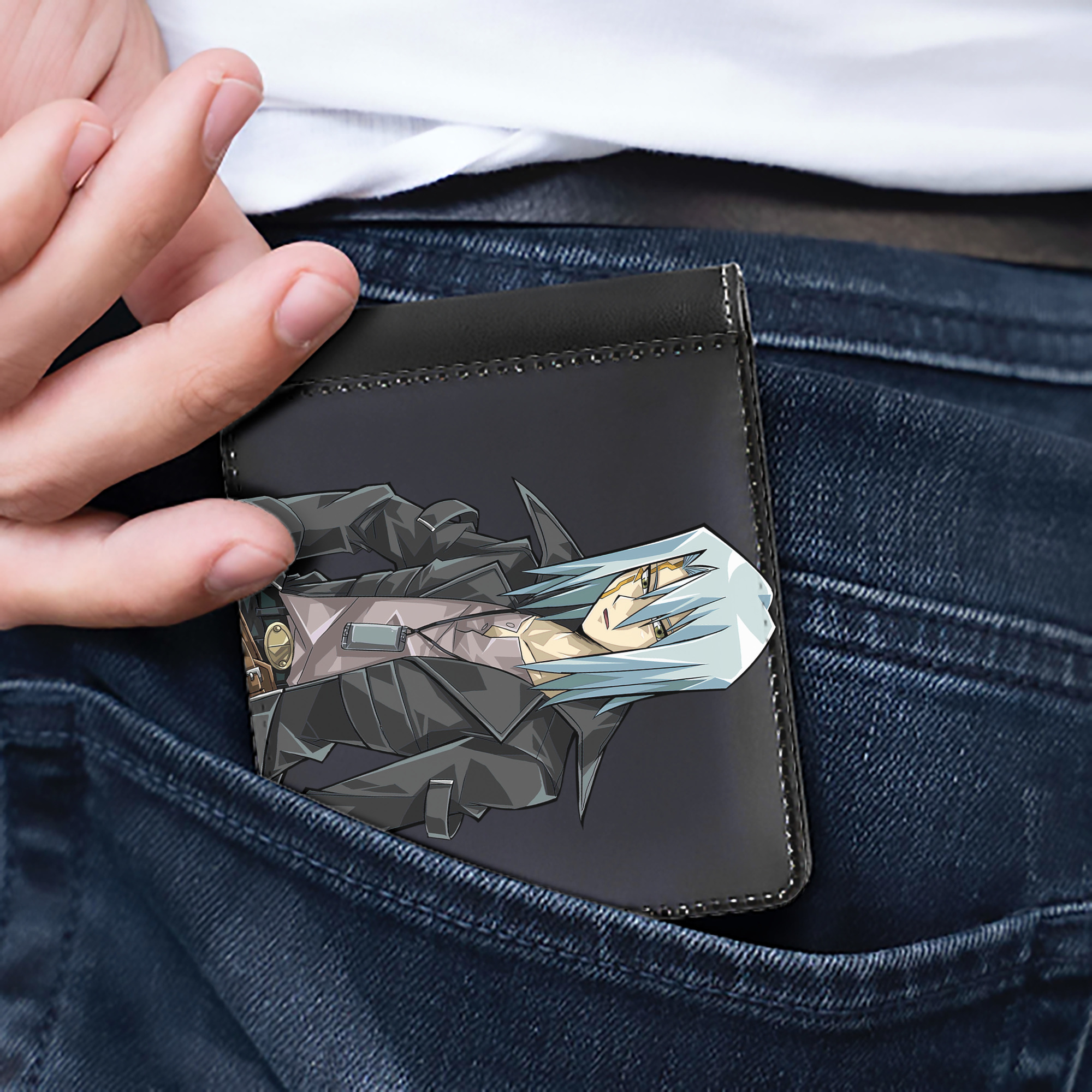 （画像用） 遊☆戯☆王 Yu-Gi-Oh! 二つ折り革財布