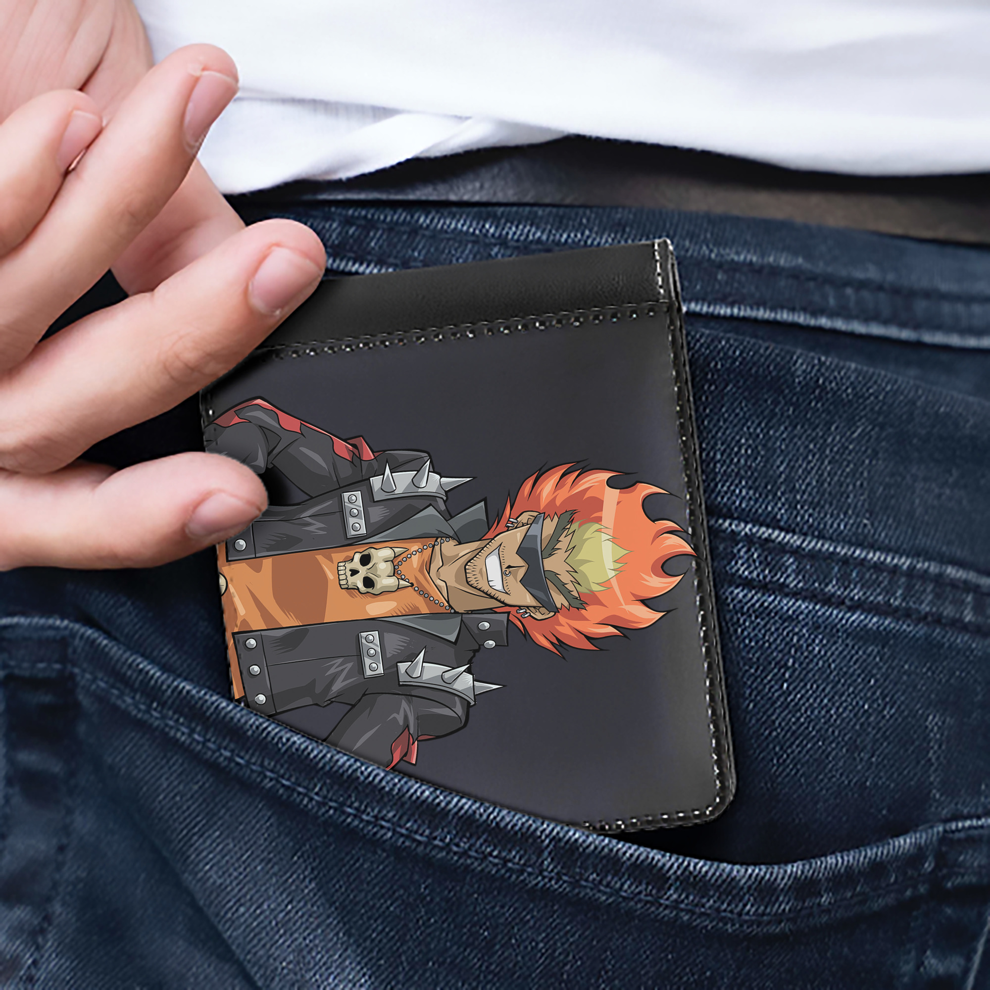 （画像用） 遊☆戯☆王 Yu-Gi-Oh! 二つ折り革財布