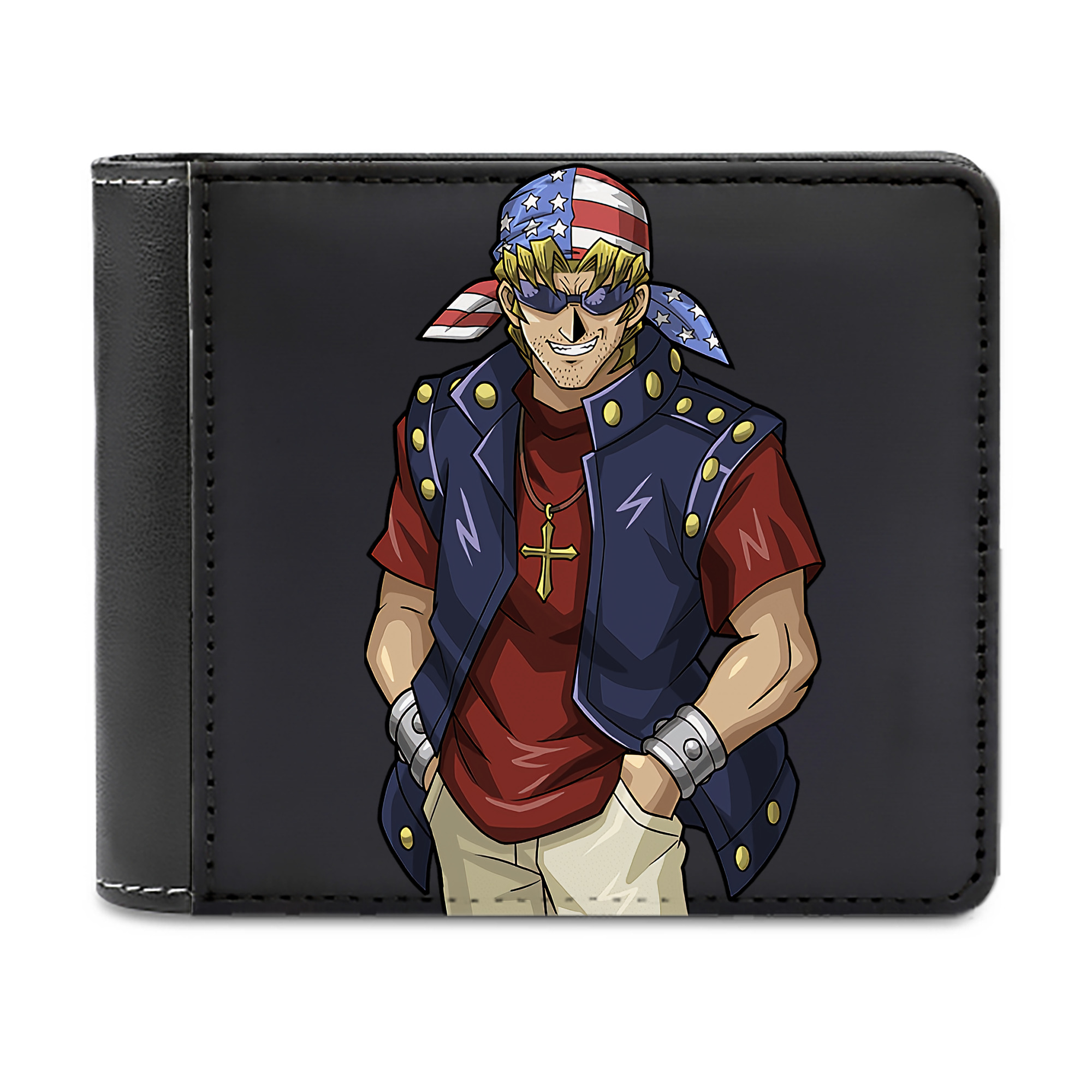 （画像用） 遊☆戯☆王 Yu-Gi-Oh! 二つ折り革財布