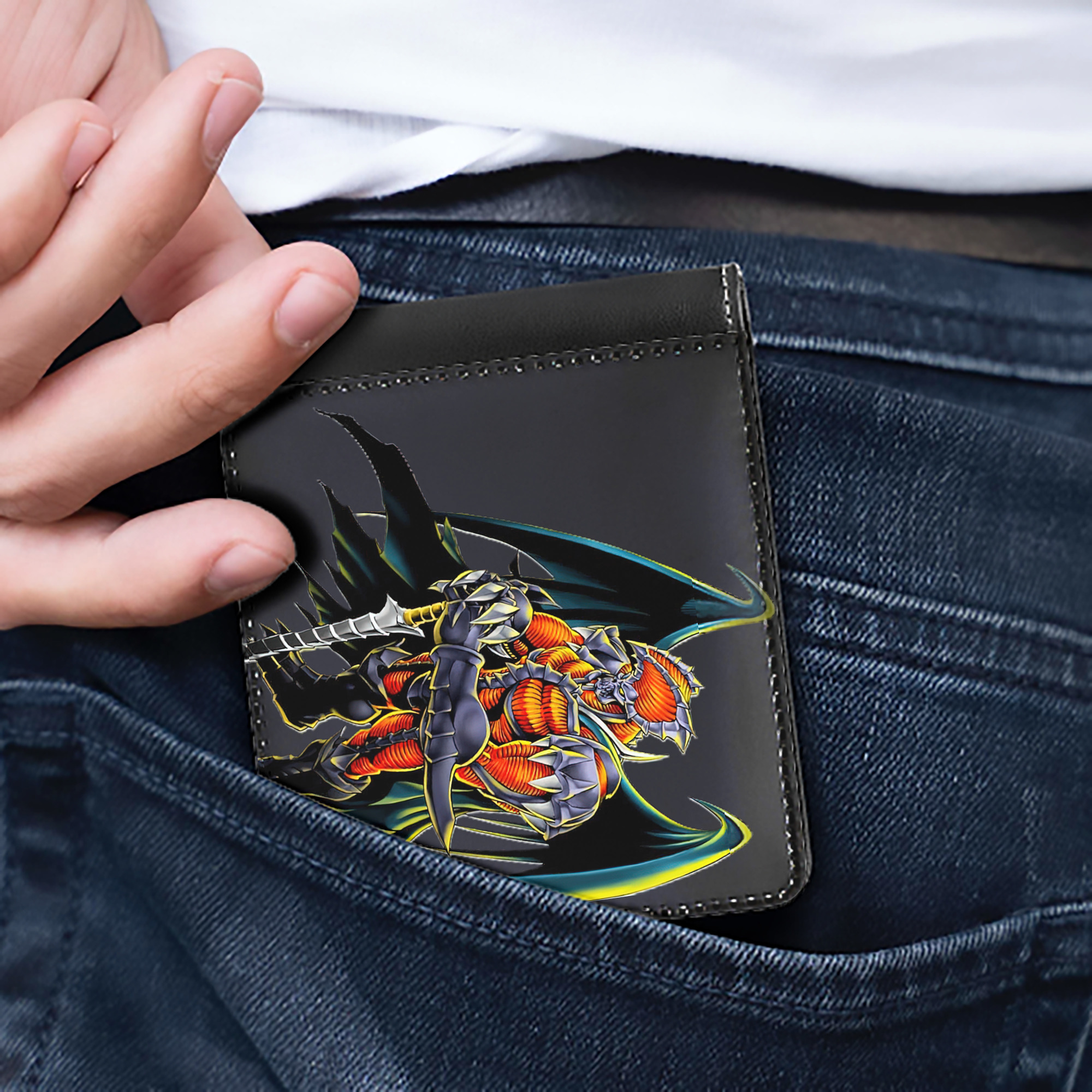 （画像用） 遊☆戯☆王 Yu-Gi-Oh! 二つ折り革財布