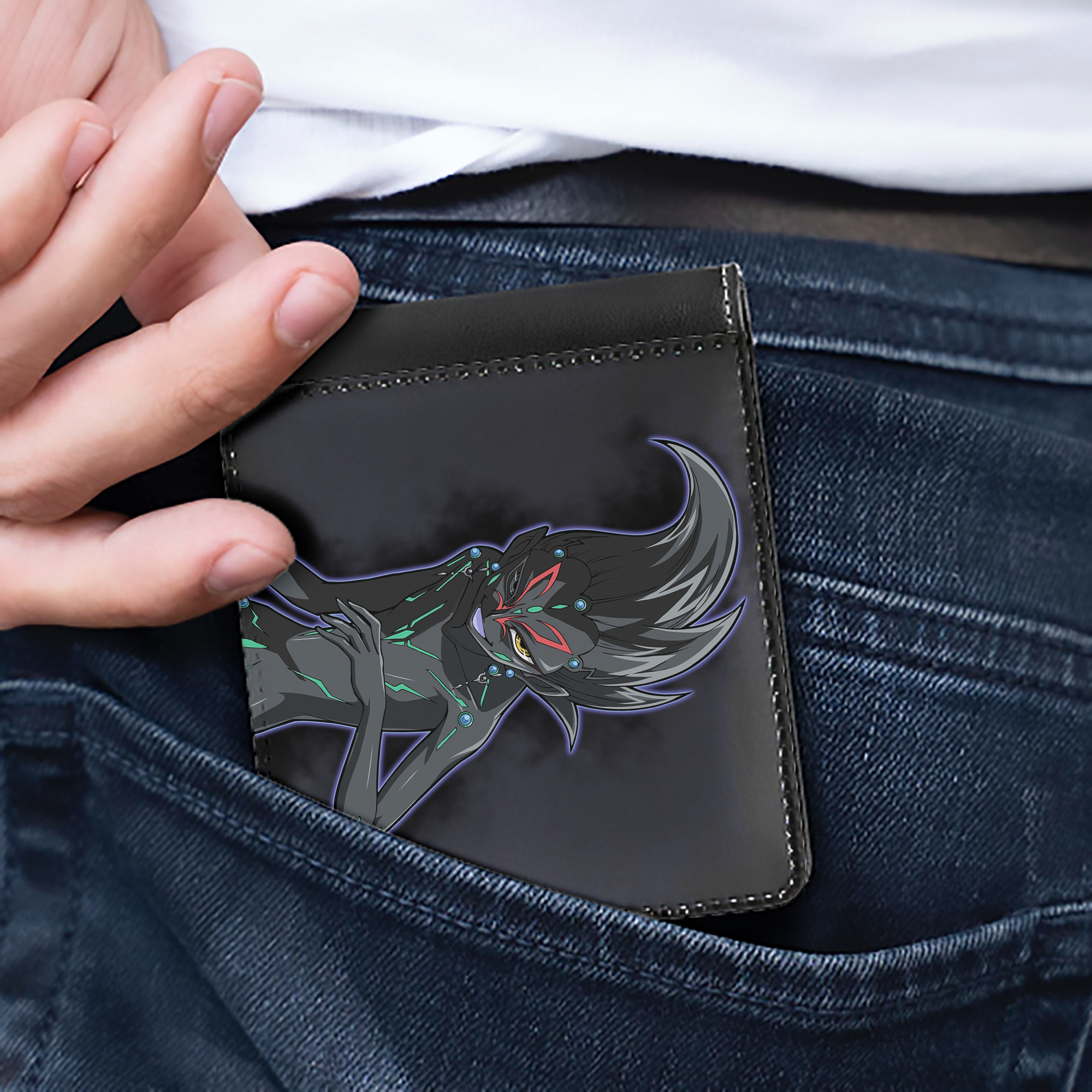 （画像用） 遊☆戯☆王 Yu-Gi-Oh! 二つ折り革財布