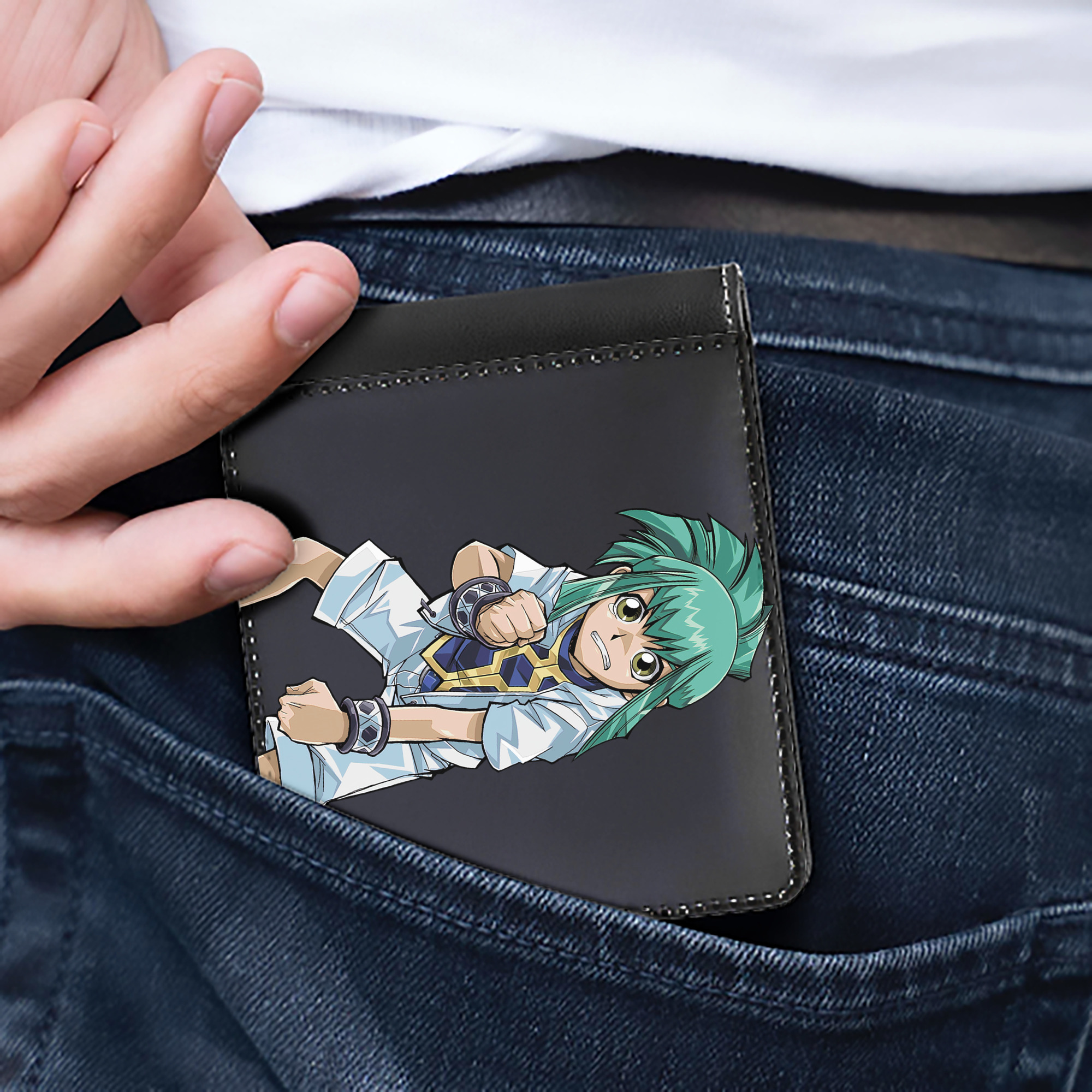 （画像用） 遊☆戯☆王 Yu-Gi-Oh! 二つ折り革財布