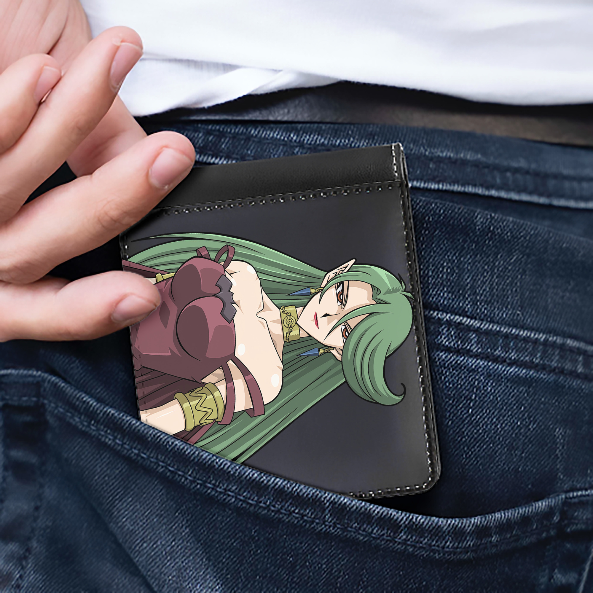 （画像用） 遊☆戯☆王 Yu-Gi-Oh! 二つ折り革財布