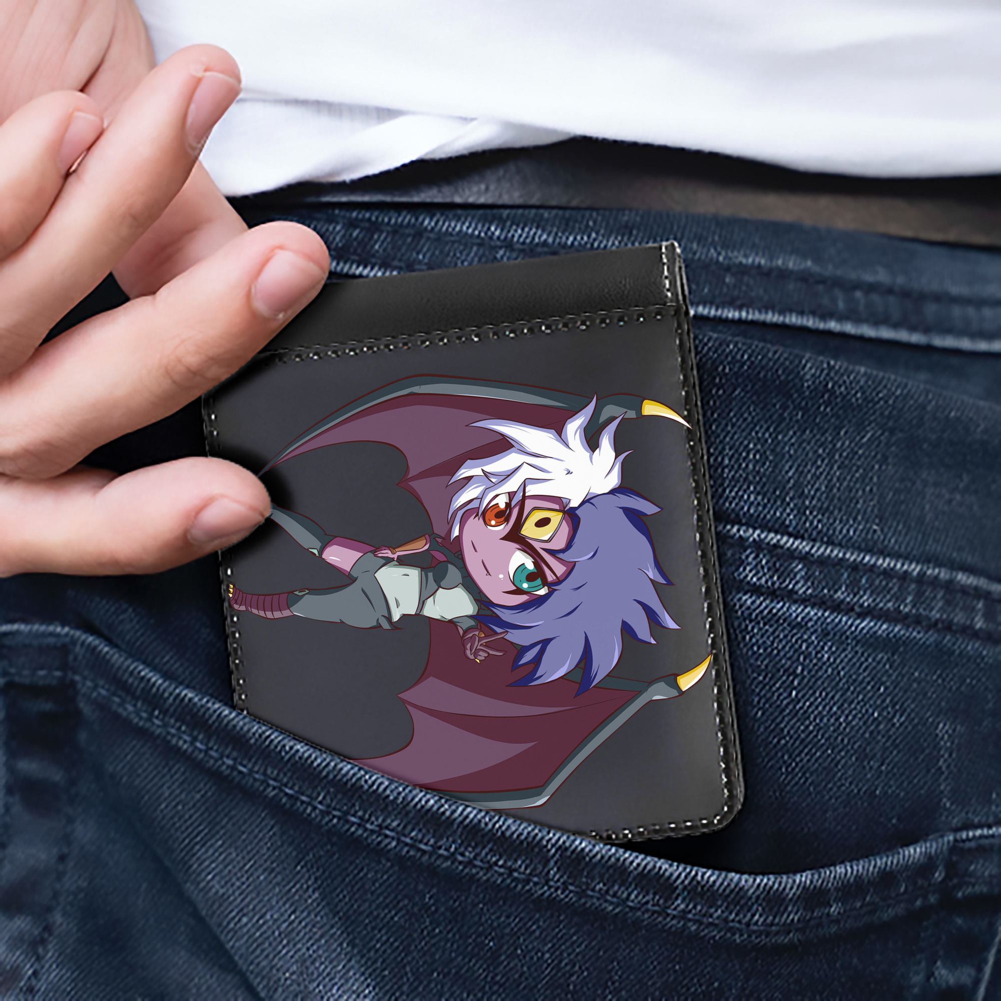（画像用） 遊☆戯☆王 Yu-Gi-Oh! 二つ折り革財布