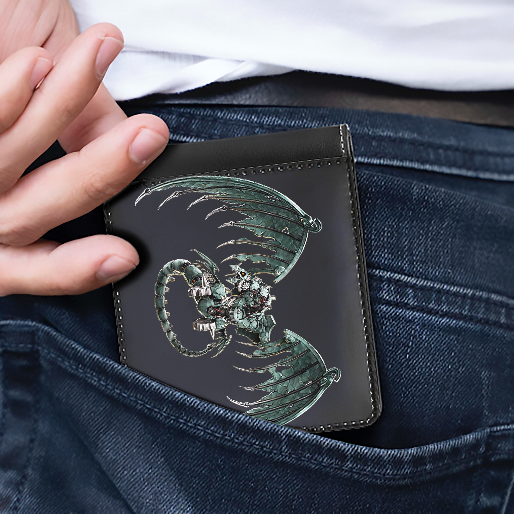 （画像用） 遊☆戯☆王 Yu-Gi-Oh! 二つ折り革財布