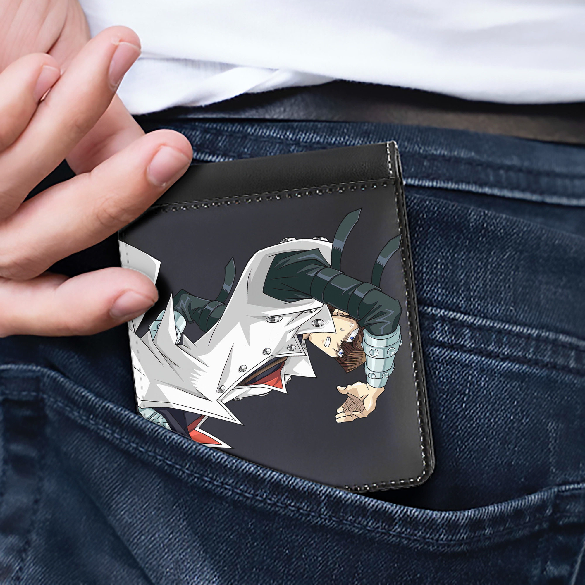 （画像用） 遊☆戯☆王 Yu-Gi-Oh! 二つ折り革財布