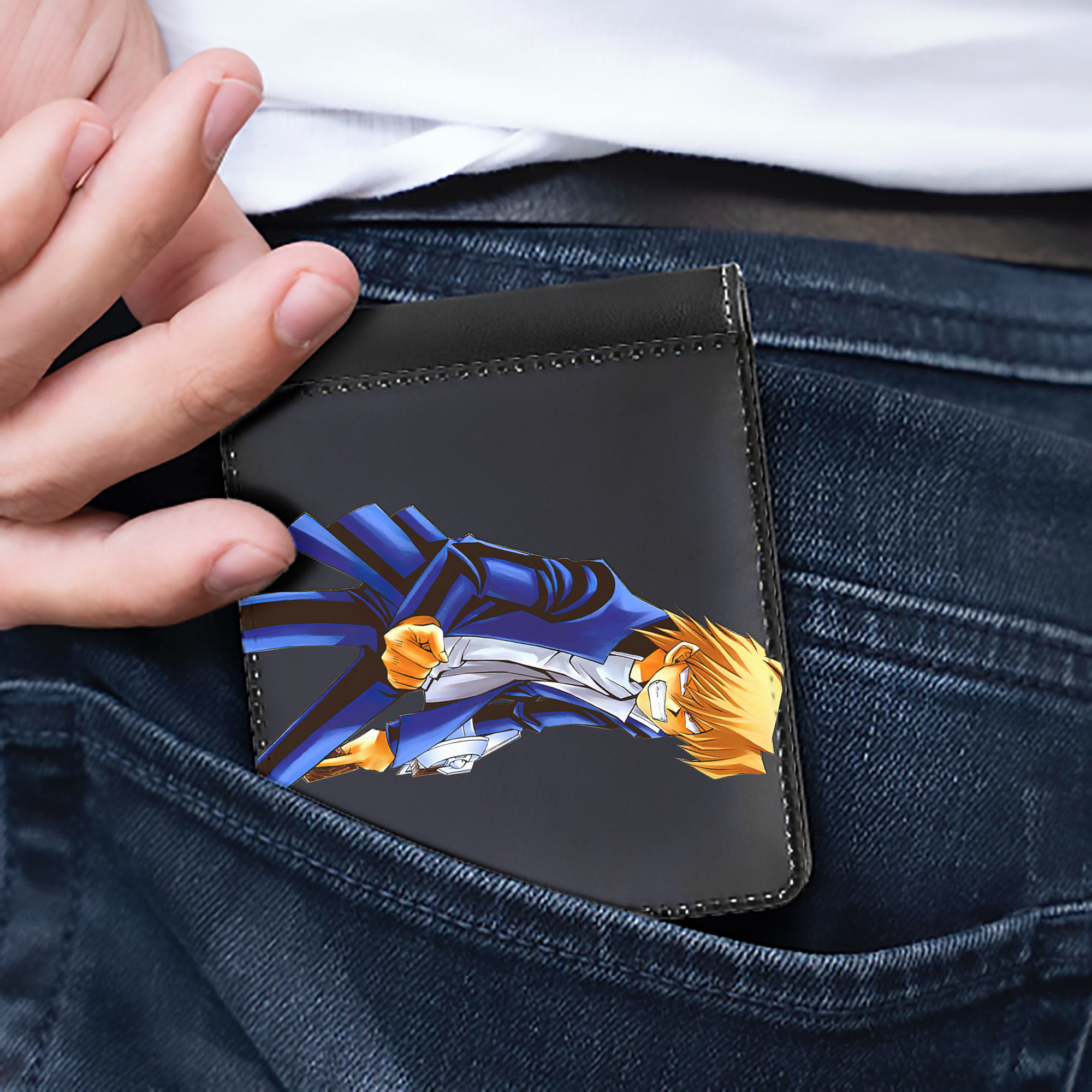 （画像用） 遊☆戯☆王 Yu-Gi-Oh! 二つ折り革財布