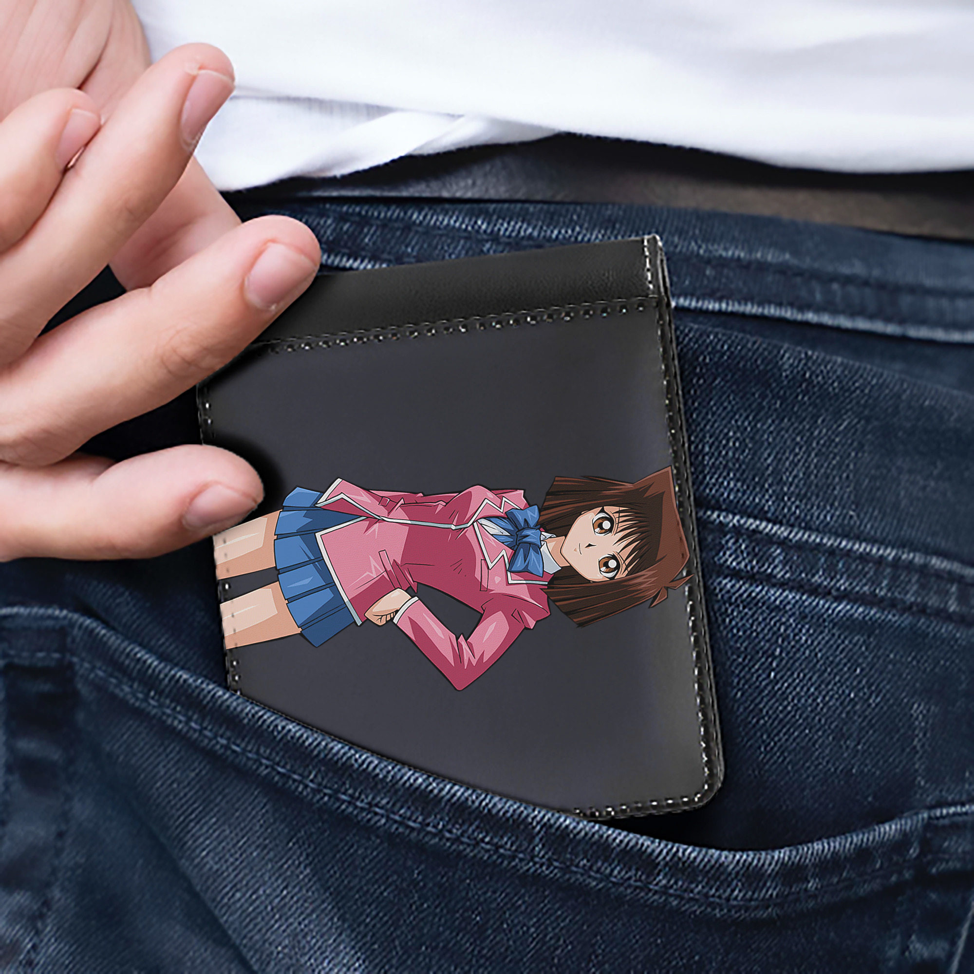 （画像用） 遊☆戯☆王 Yu-Gi-Oh! 二つ折り革財布