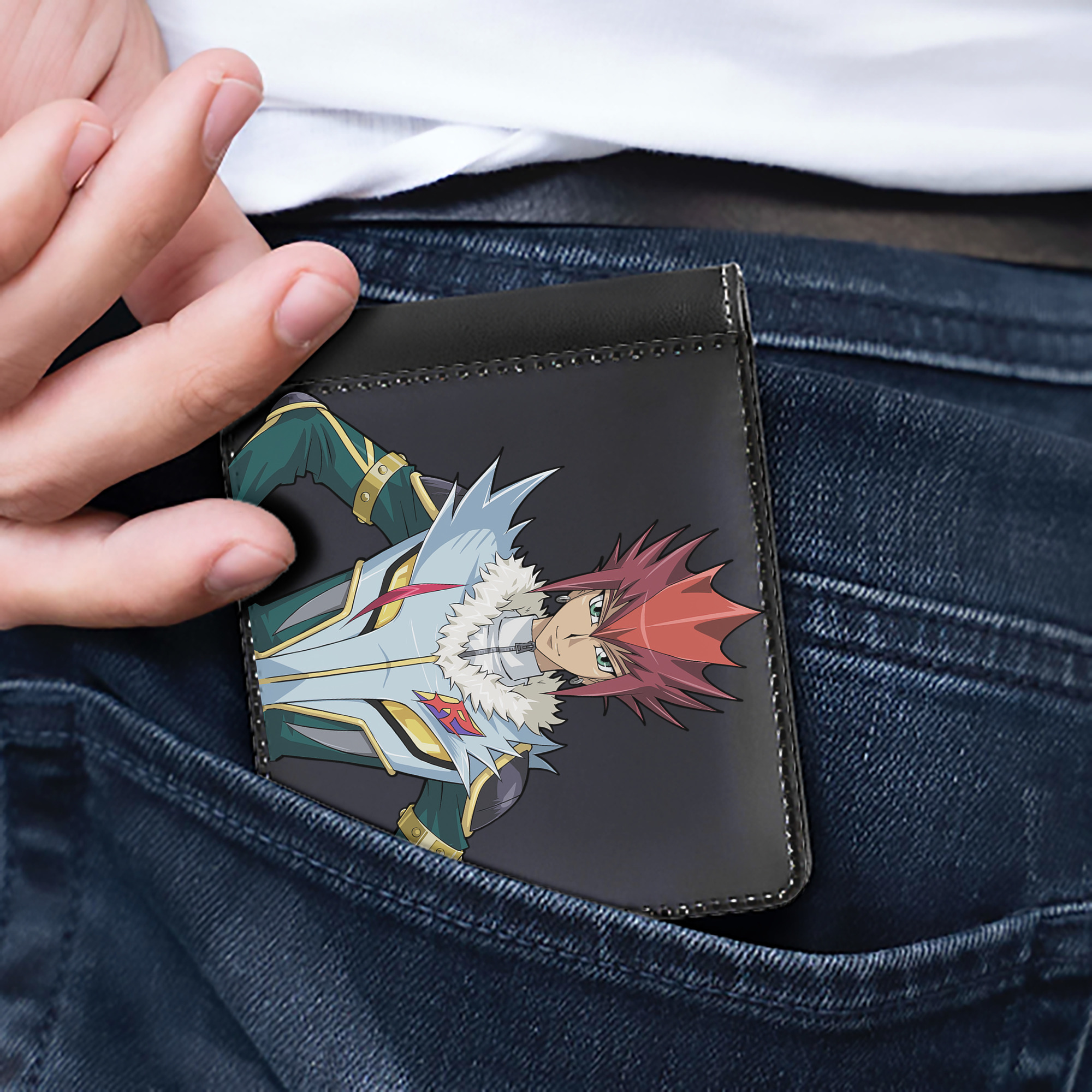 （画像用） 遊☆戯☆王 Yu-Gi-Oh! 二つ折り革財布