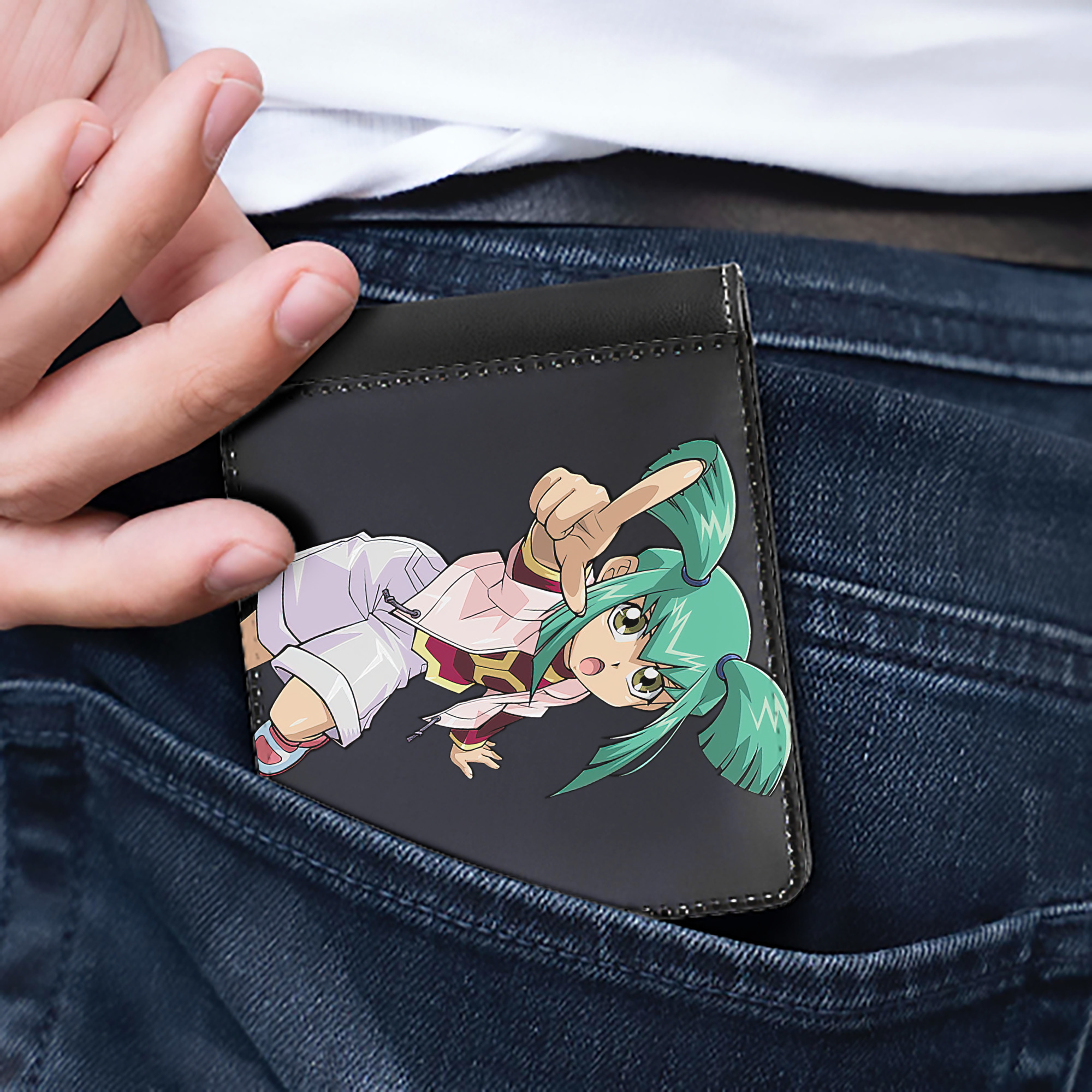 （画像用） 遊☆戯☆王 Yu-Gi-Oh! 二つ折り革財布