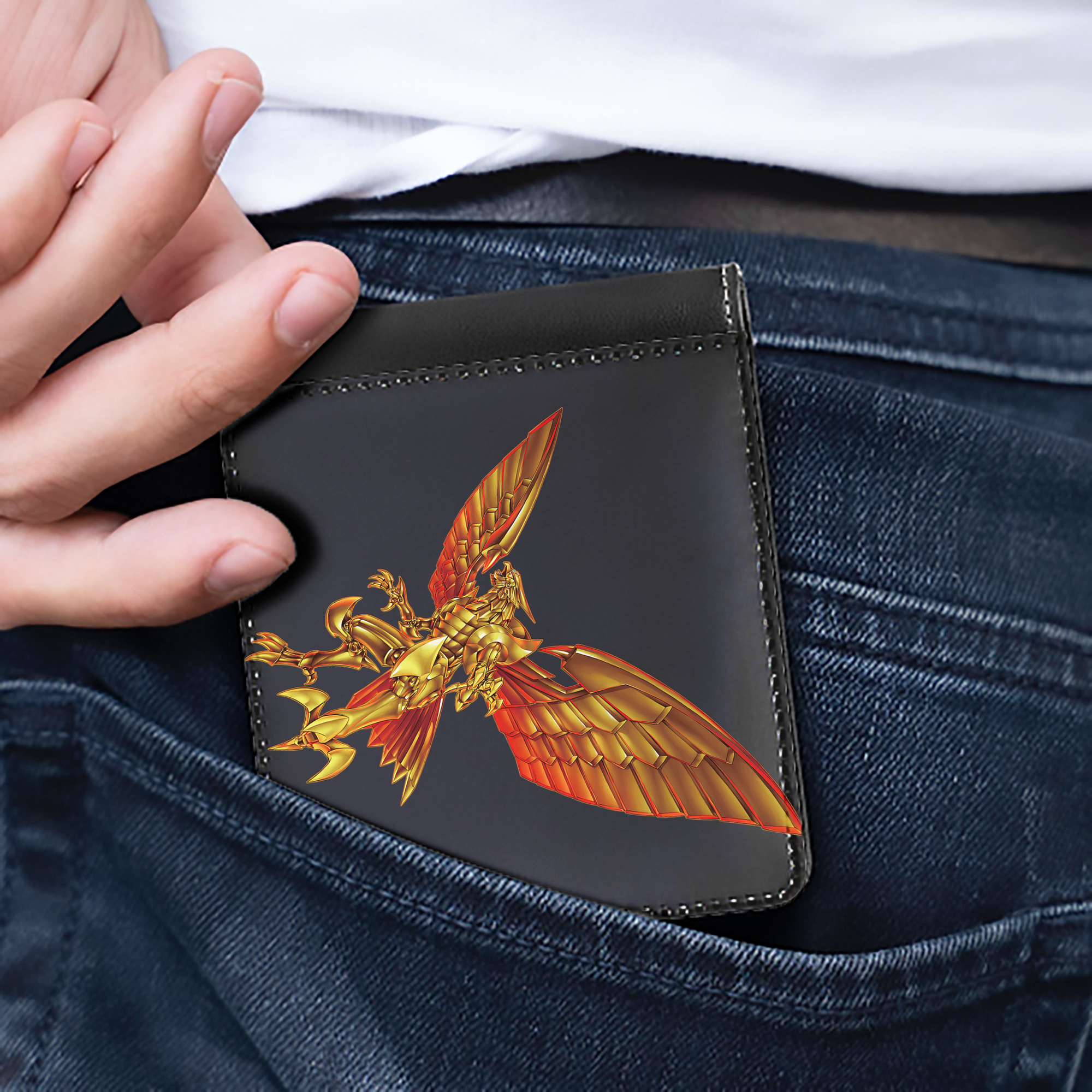 （画像用） 遊☆戯☆王 Yu-Gi-Oh! 二つ折り革財布