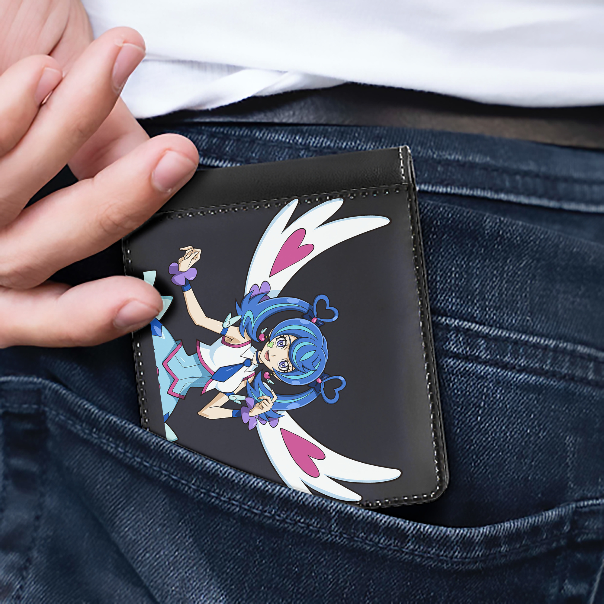 （画像用） 遊☆戯☆王 Yu-Gi-Oh! 二つ折り革財布