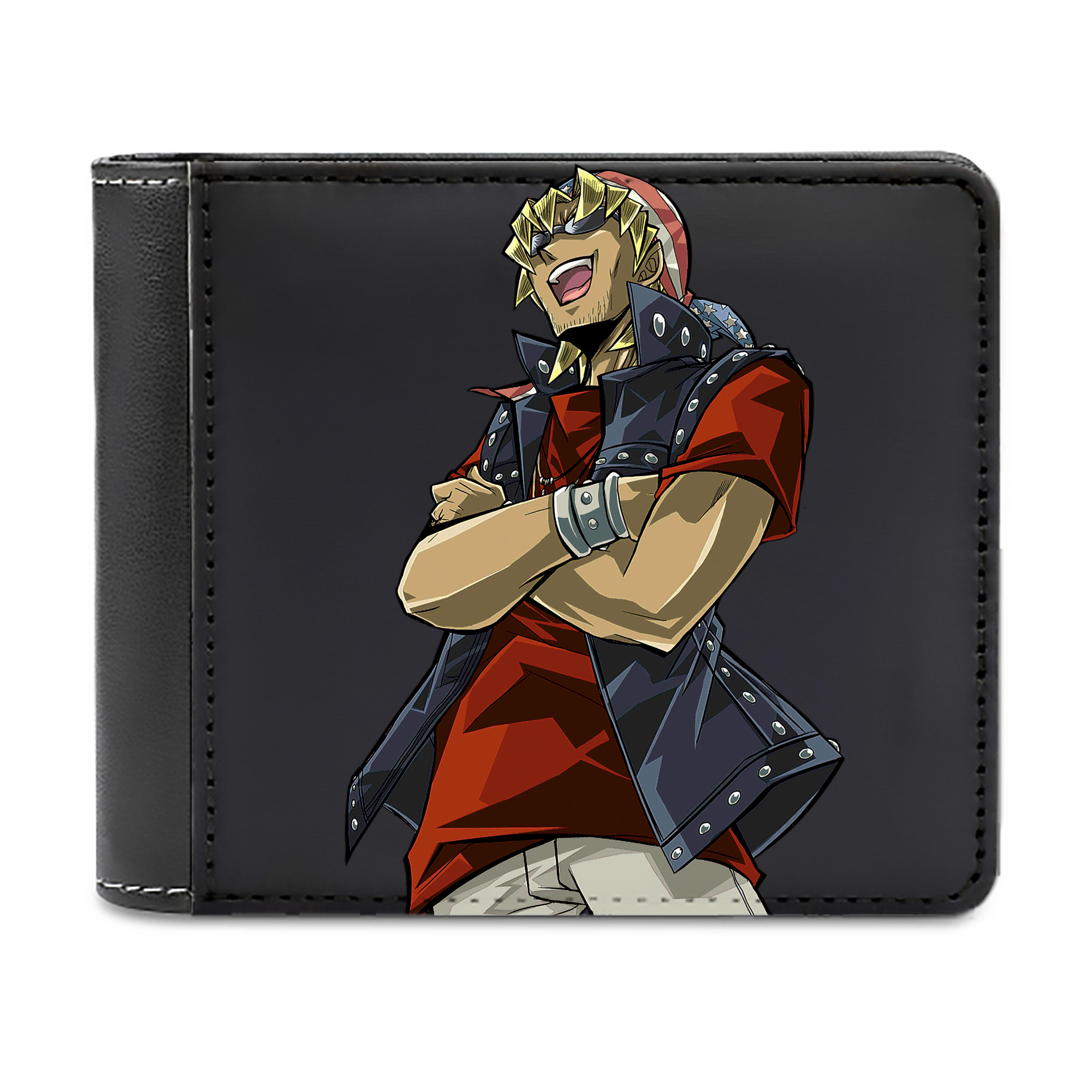 （画像用） 遊☆戯☆王 Yu-Gi-Oh! 二つ折り革財布