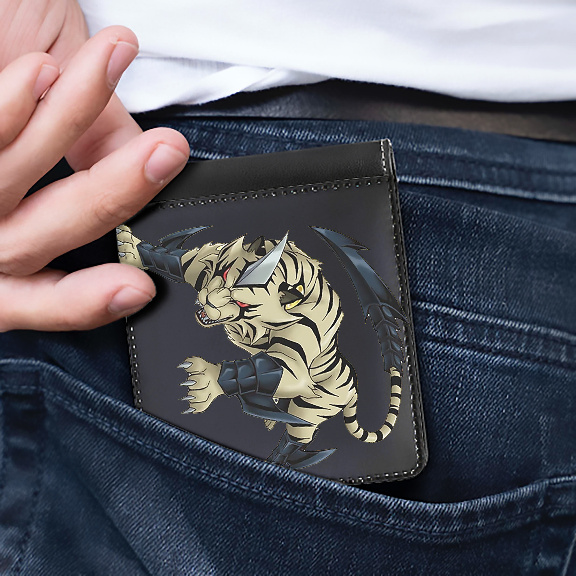 （画像用） 遊☆戯☆王 Yu-Gi-Oh! 二つ折り革財布