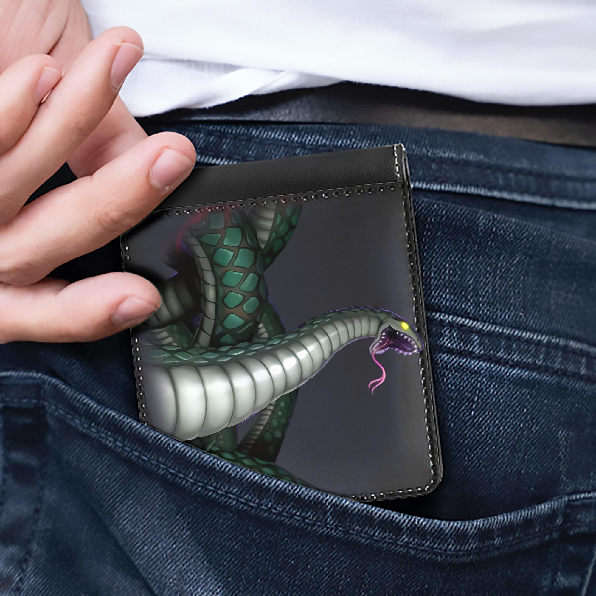 （画像用） 遊☆戯☆王 Yu-Gi-Oh! 二つ折り革財布