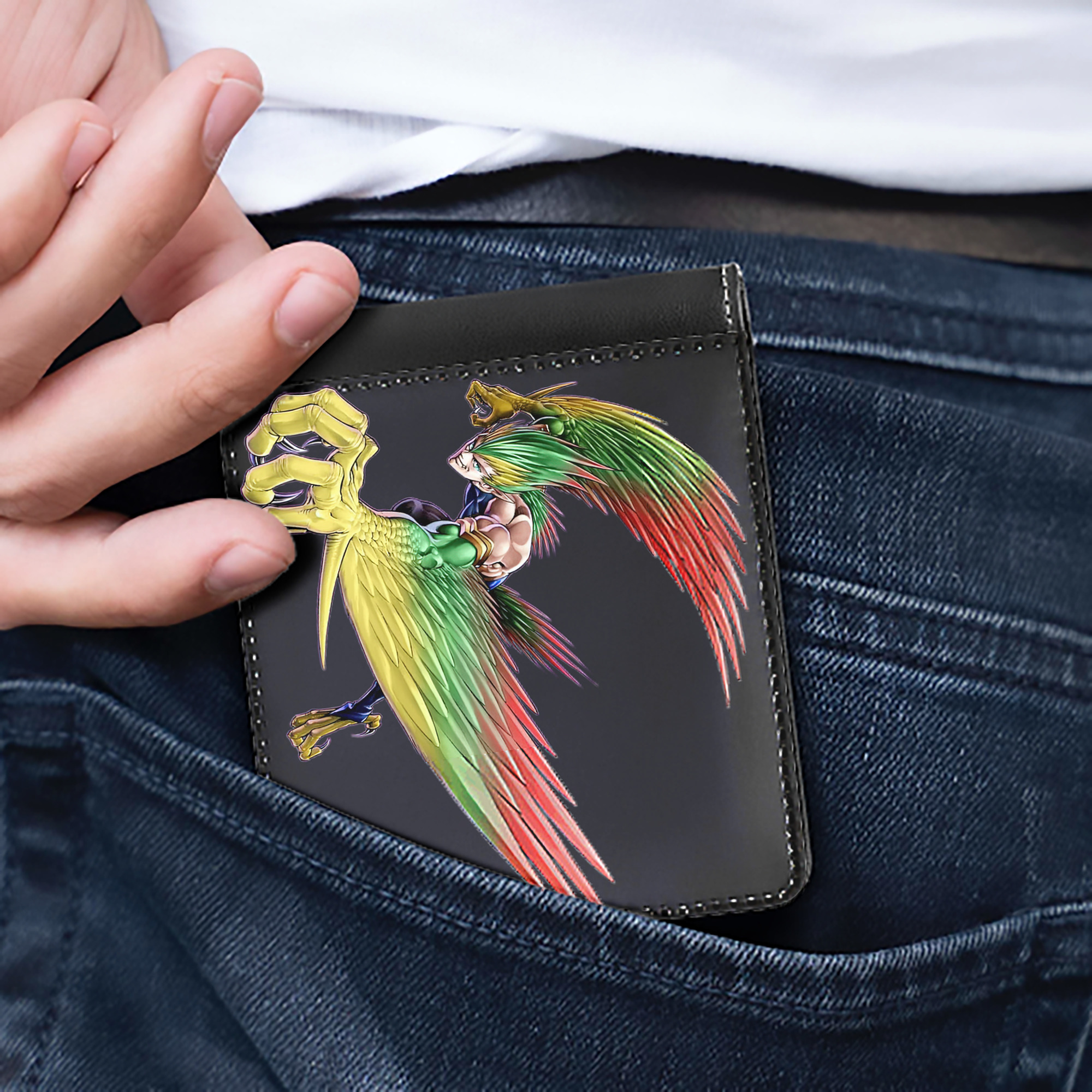 （画像用） 遊☆戯☆王 Yu-Gi-Oh! 二つ折り革財布