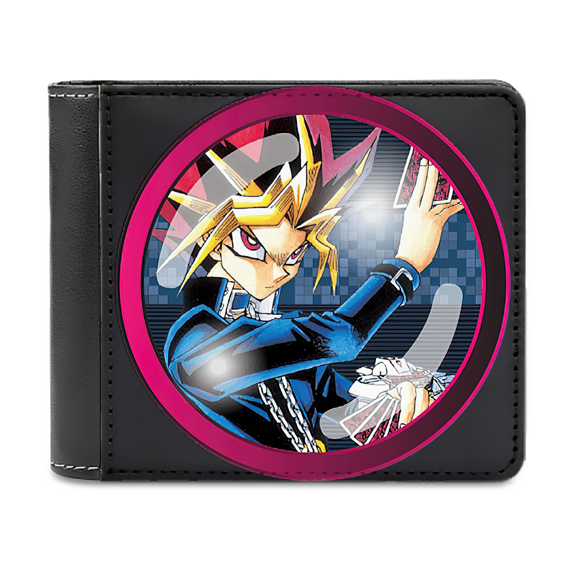 （画像用） 遊☆戯☆王 Yu-Gi-Oh! 二つ折り革財布