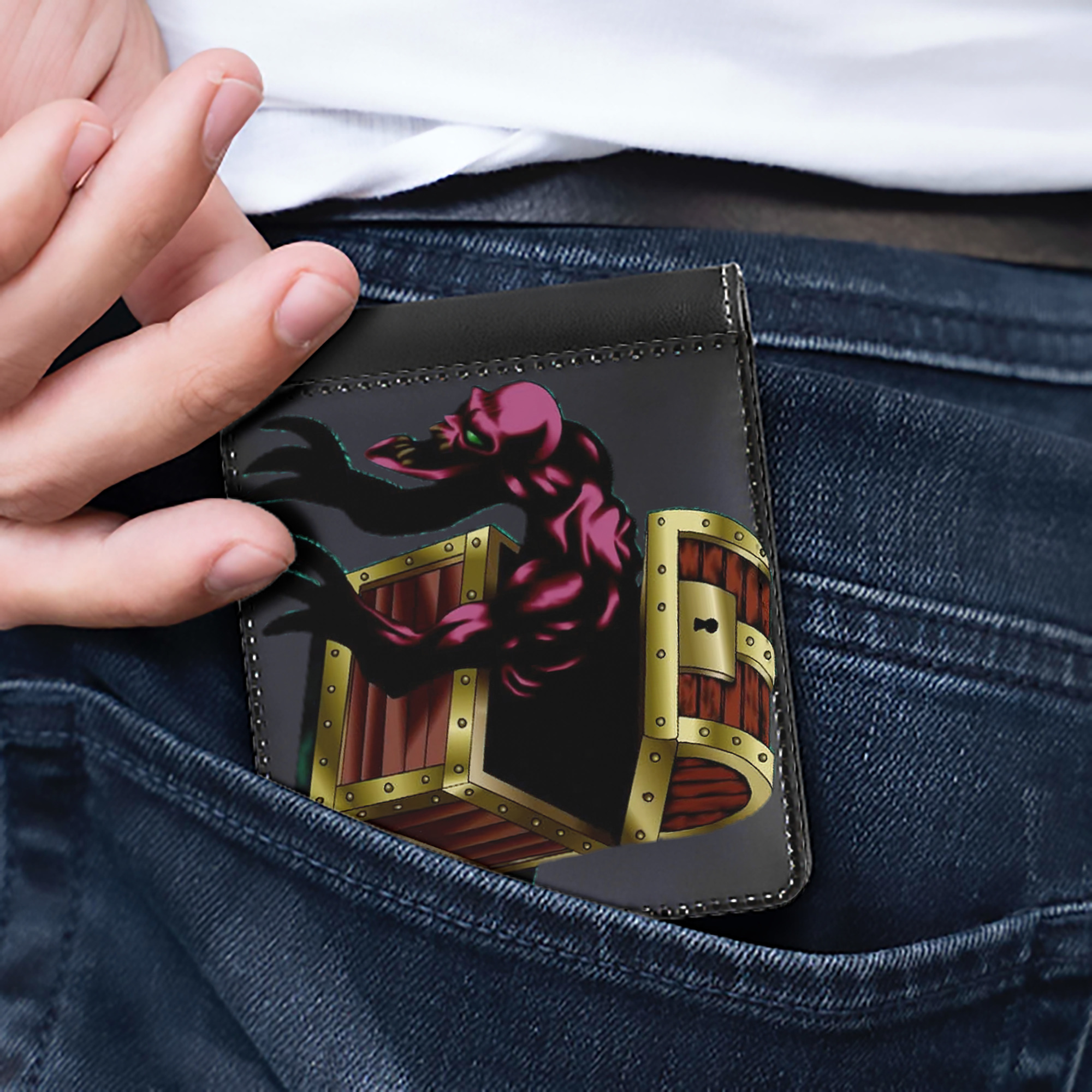 （画像用） 遊☆戯☆王 Yu-Gi-Oh! 二つ折り革財布