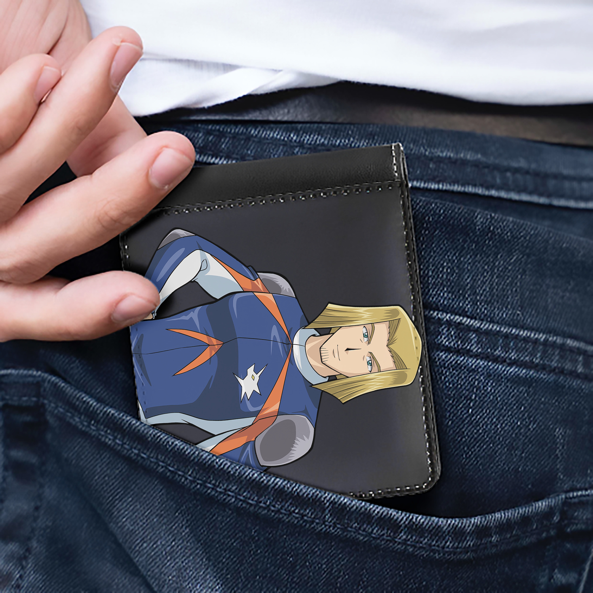 （画像用） 遊☆戯☆王 Yu-Gi-Oh! 二つ折り革財布