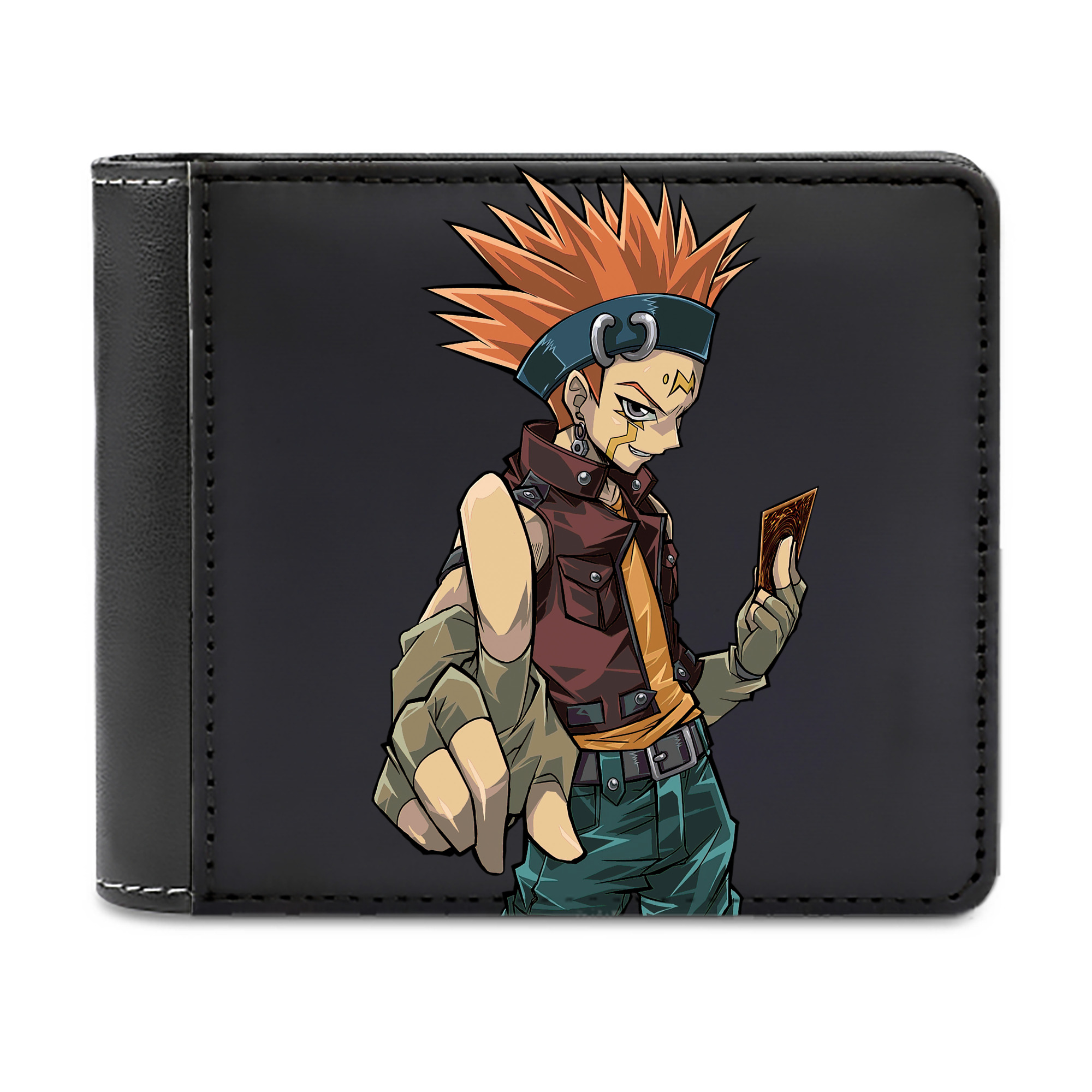 （画像用） 遊☆戯☆王 Yu-Gi-Oh! 二つ折り革財布