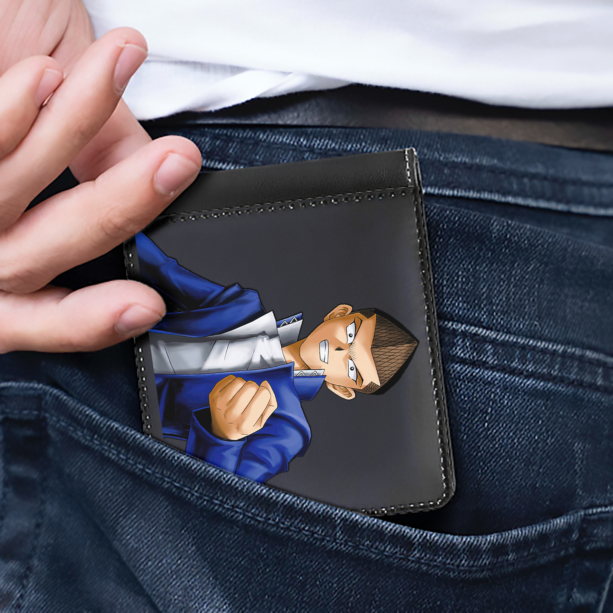 （画像用） 遊☆戯☆王 Yu-Gi-Oh! 二つ折り革財布