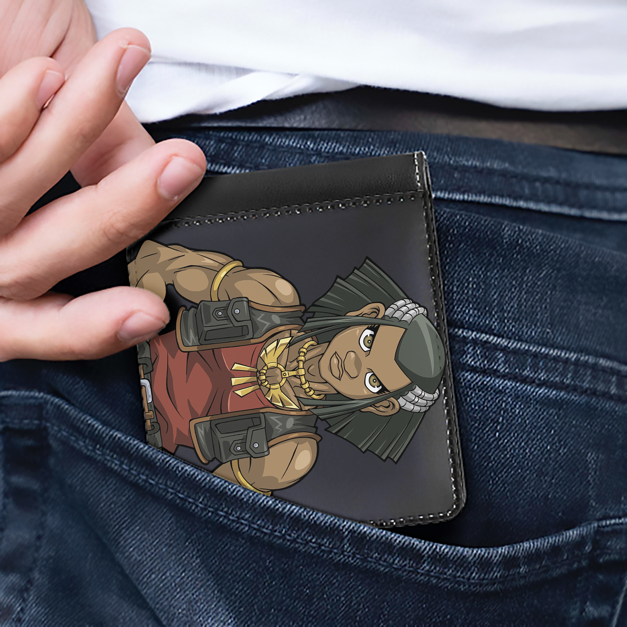 （画像用） 遊☆戯☆王 Yu-Gi-Oh! 二つ折り革財布