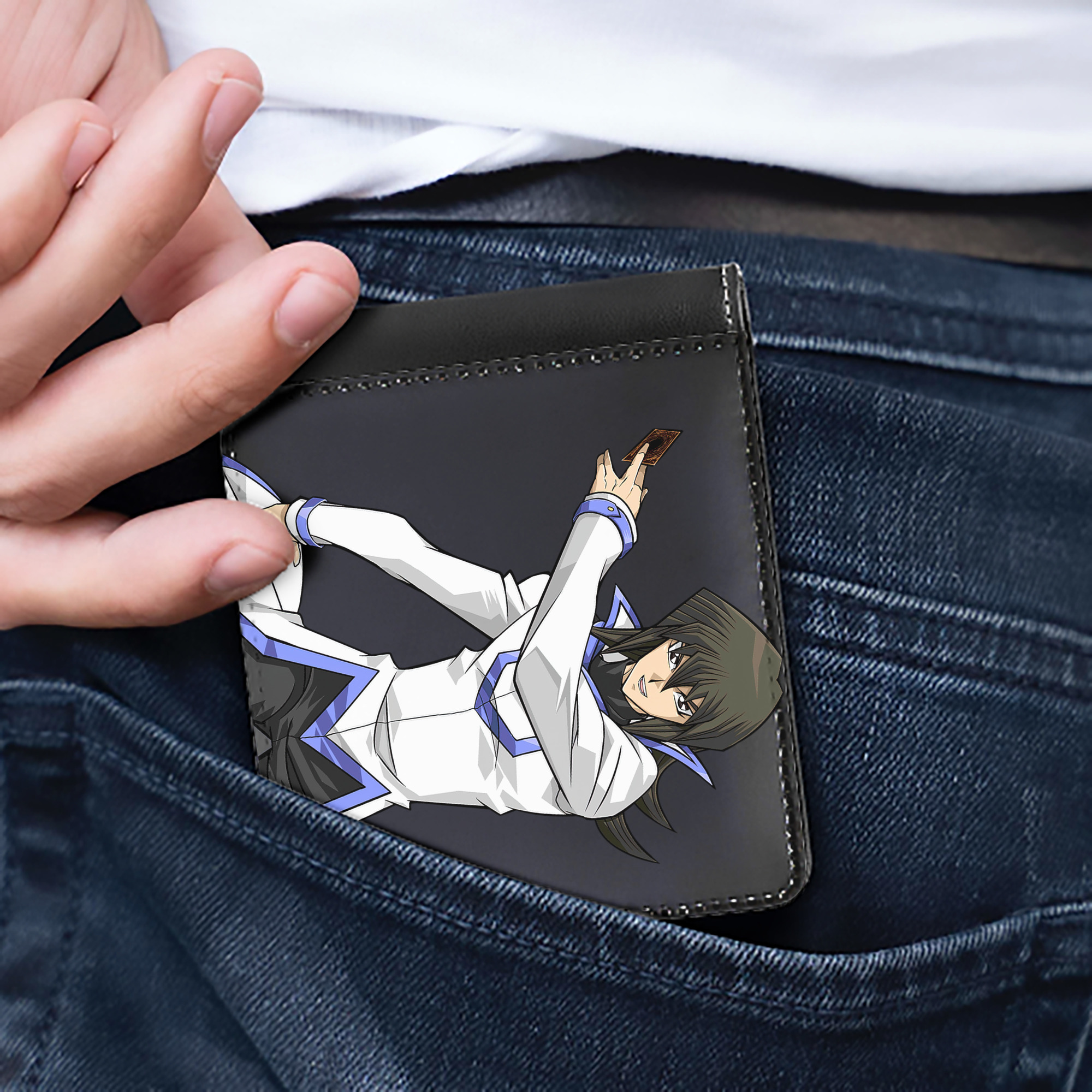 （画像用） 遊☆戯☆王 Yu-Gi-Oh! 二つ折り革財布