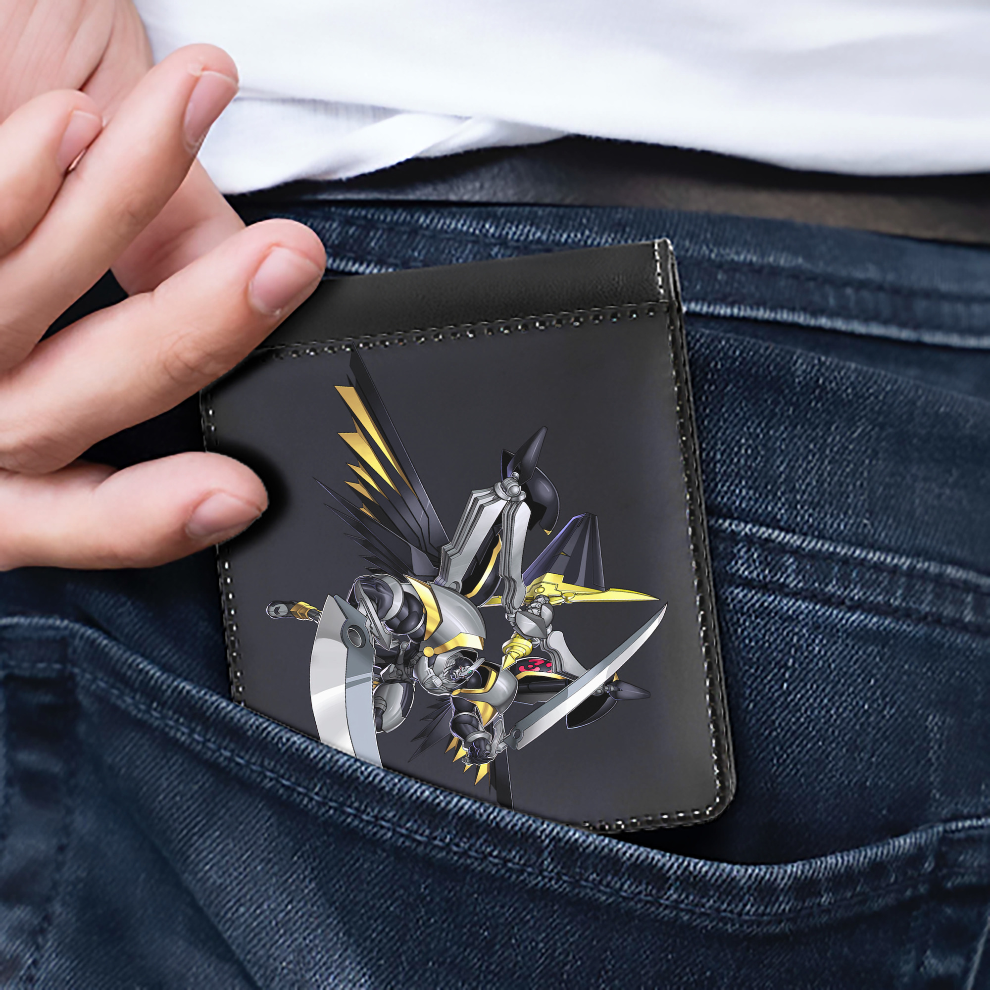 （画像用） 遊☆戯☆王 Yu-Gi-Oh! 二つ折り革財布